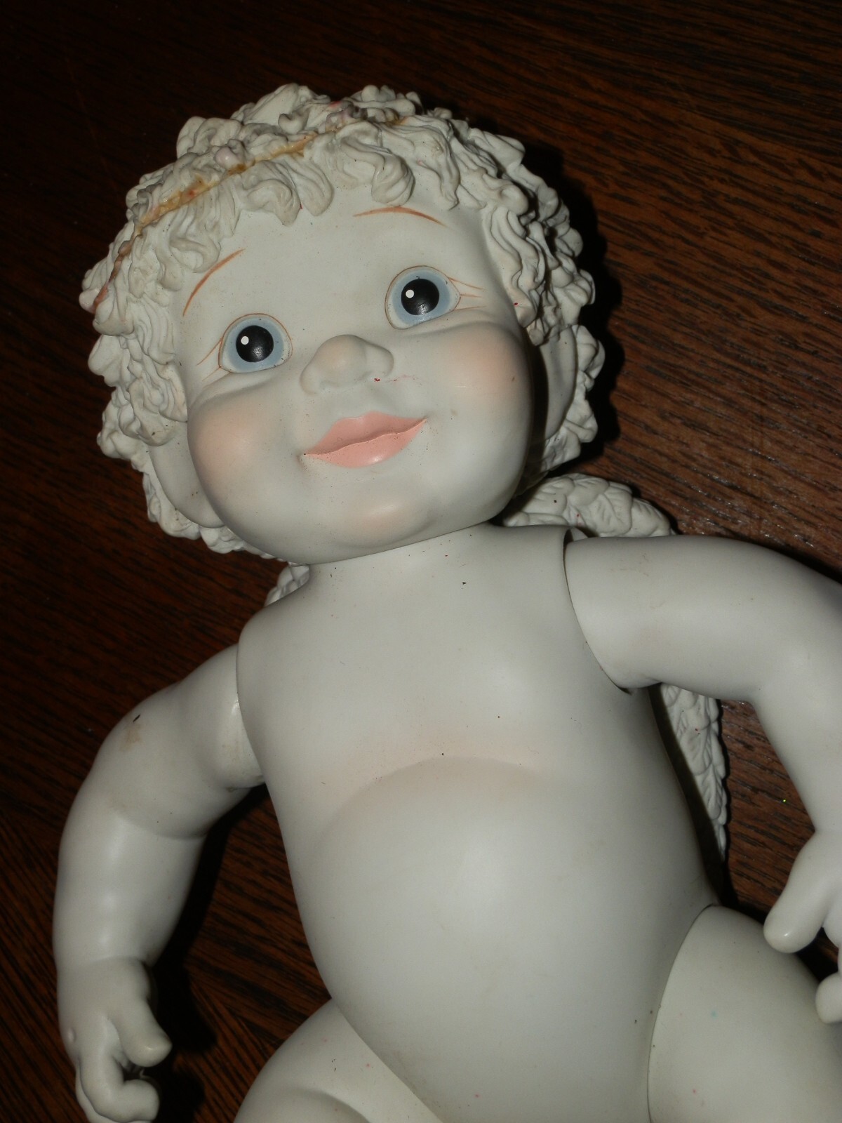 1997 Cast Art Industries Cherub Angel Vinyl, Movable Arms/Legs, Rare 12.5 in.