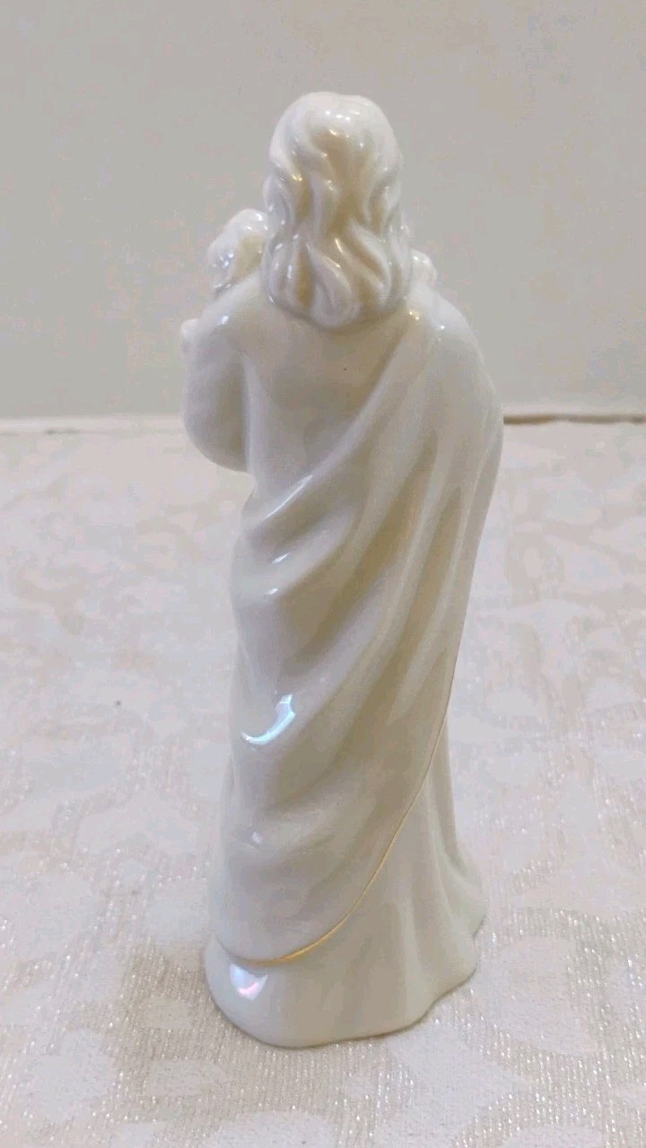 LENOX JESUS FIGURINE BLESS THIS CHILD 5.25″ CREAM WITH GOLD TRIM