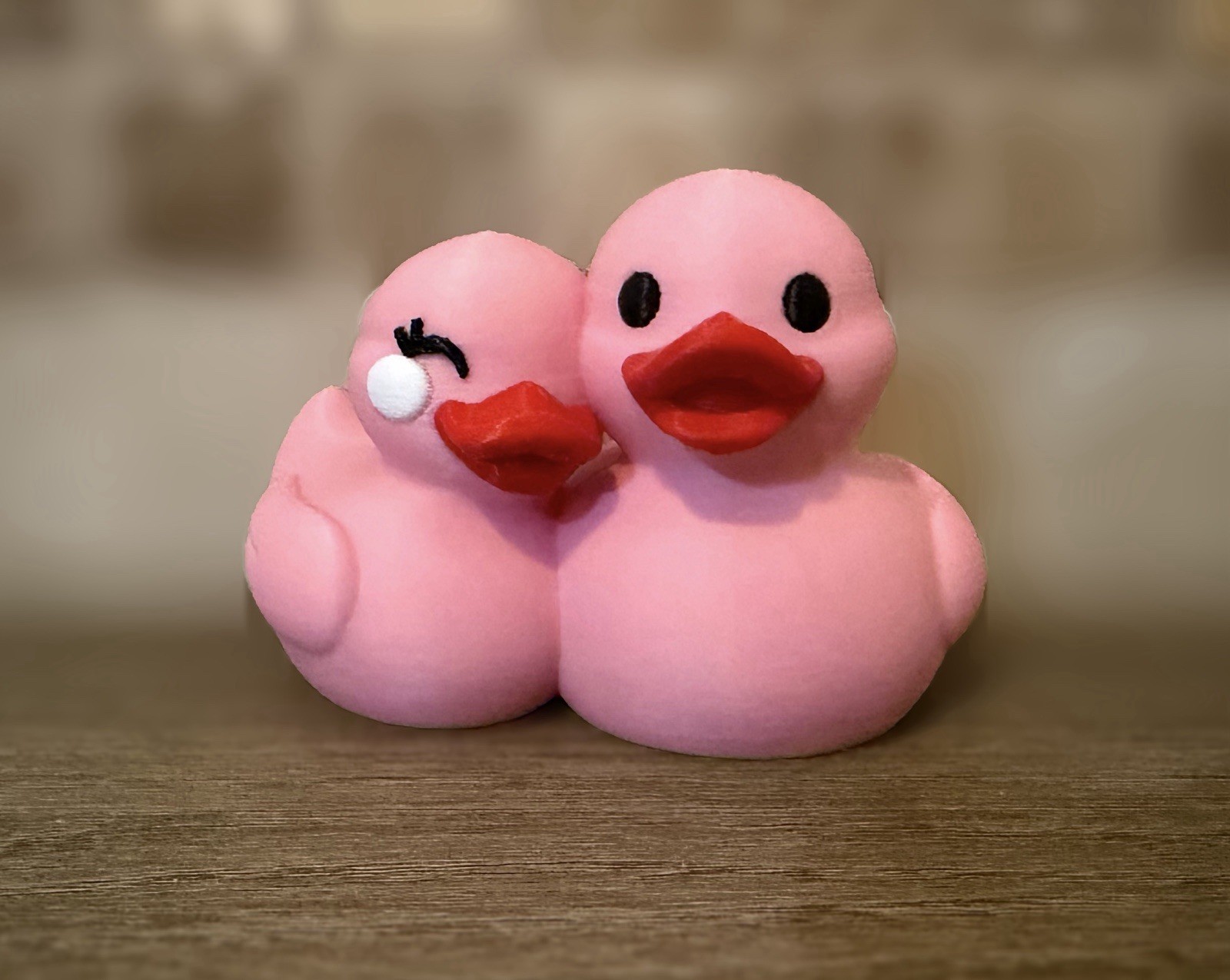 Couple Love Duck – Ducking – Cruises – Collectibles – Pink