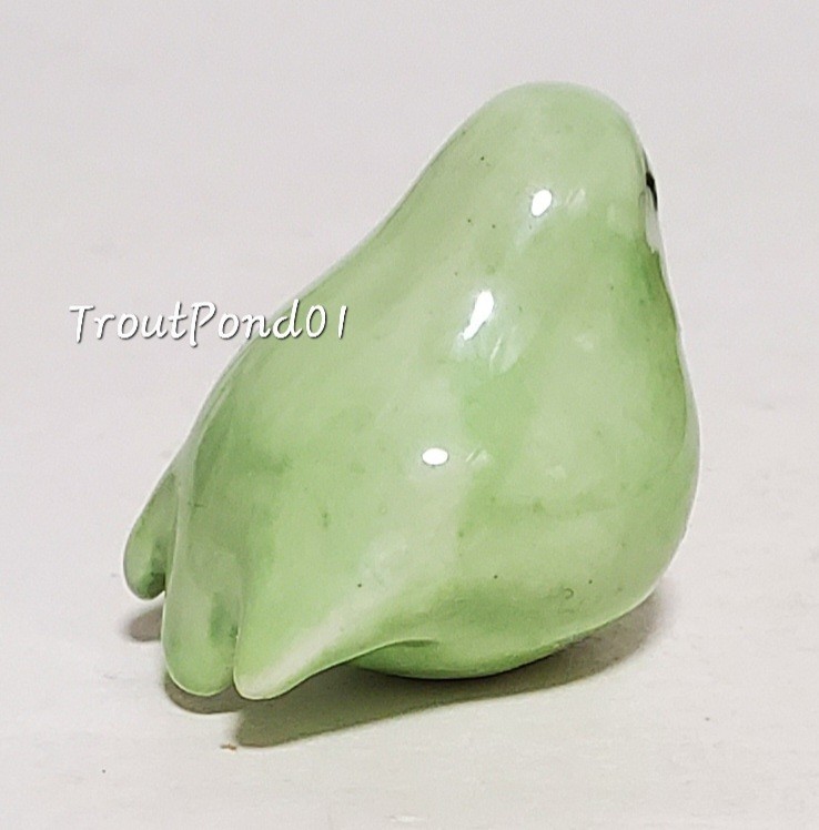 Wade Whimsies England Robin Green Bird Figurine Happy Wade-ing Commission LE/100