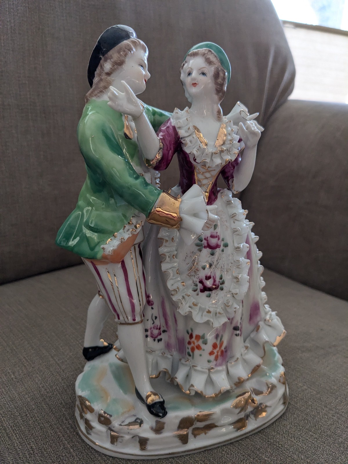 Porcelain Dancing Figurines Vintage