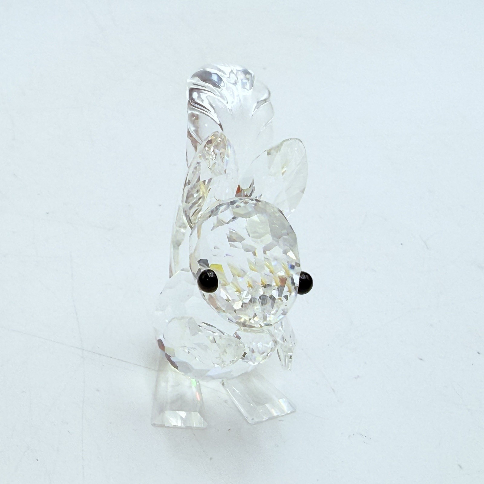 Swarovski Crystal Figurine Squirrel With Nut Vintage Tall Ears