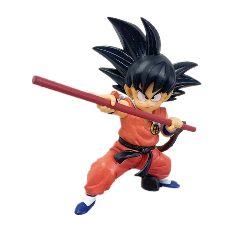 Kid Goku Figure Dragon Ball PVC Statue Collectible Model 14cm