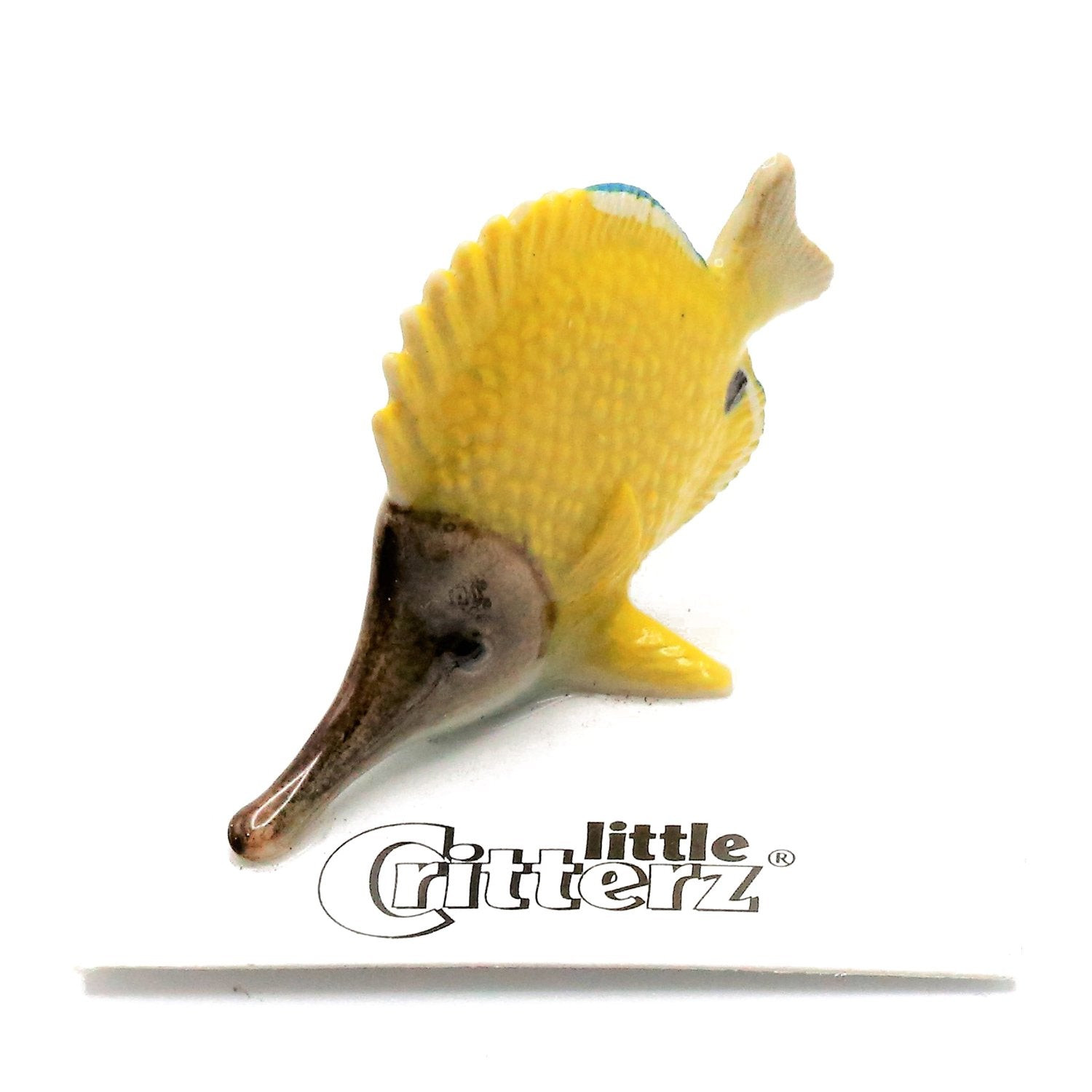 Little Critterz Fish – Butterfly Fish “Reef” – miniature porcelain figurine