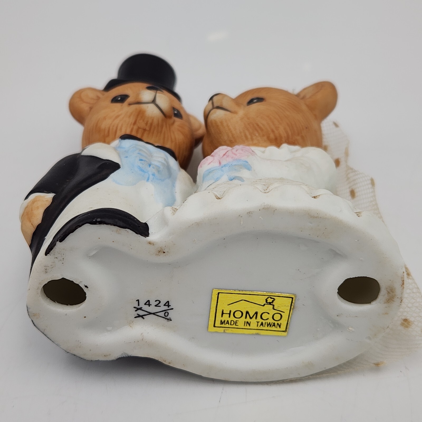 Homco Porcelain Teddy Bear Figurines 16 Piece Lot Of 5 Daily Life Theme Sets