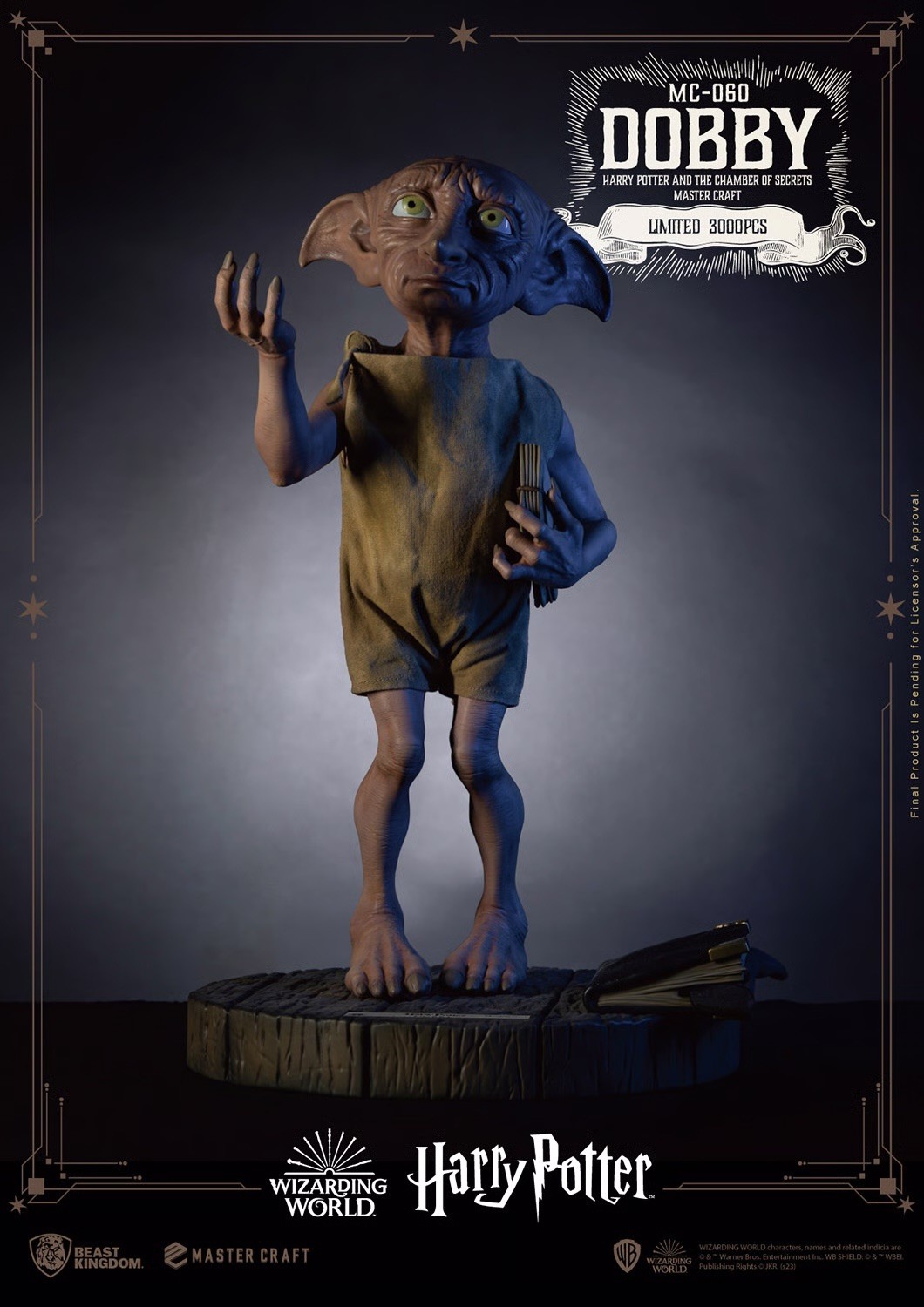 DOBBY Statues by Beast Kingdom harry potter limited edition rare