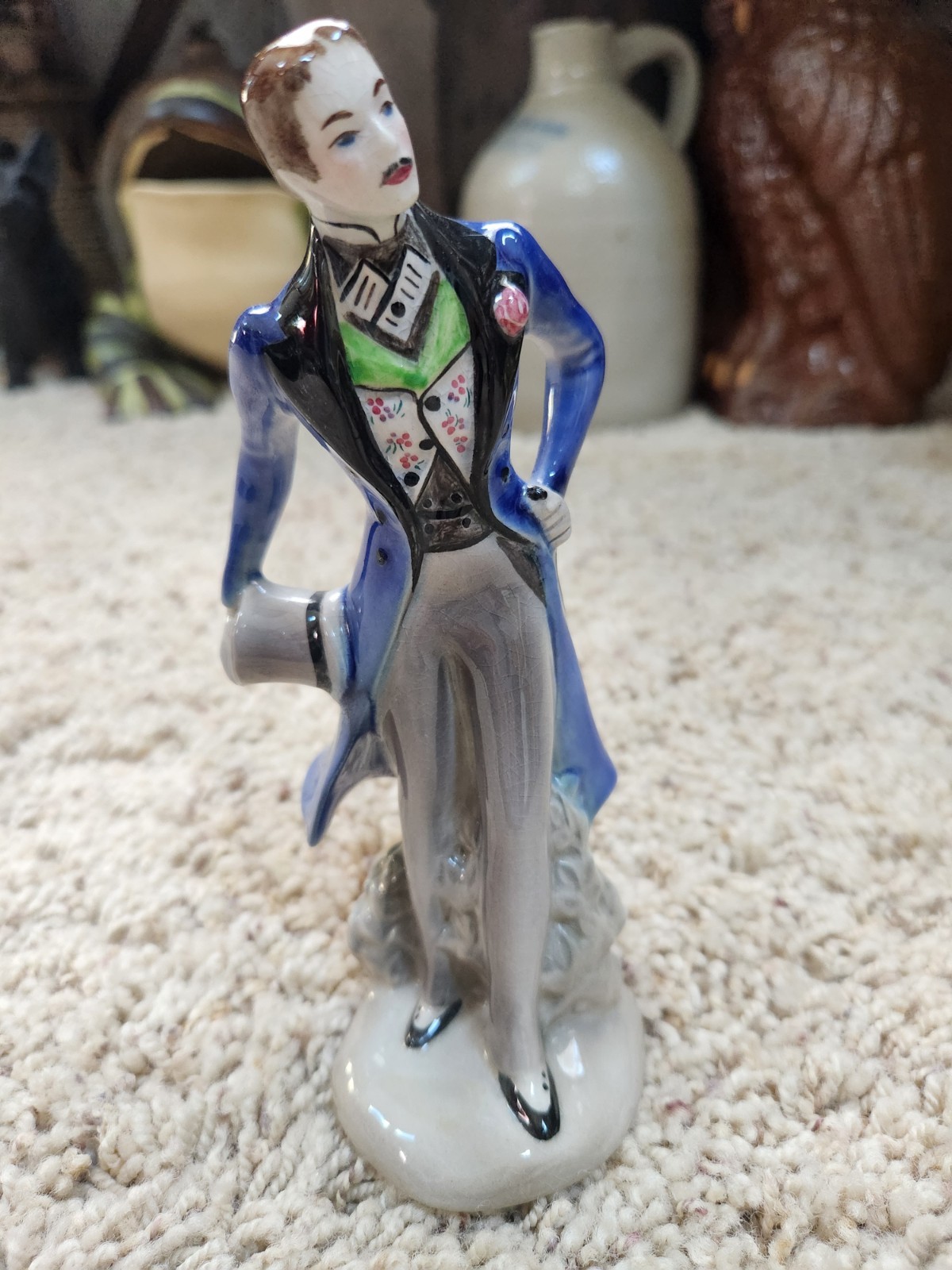 Goldscheider Yankee Doodle Dandy Porcelain Figurine by Peggy Porcher Austria