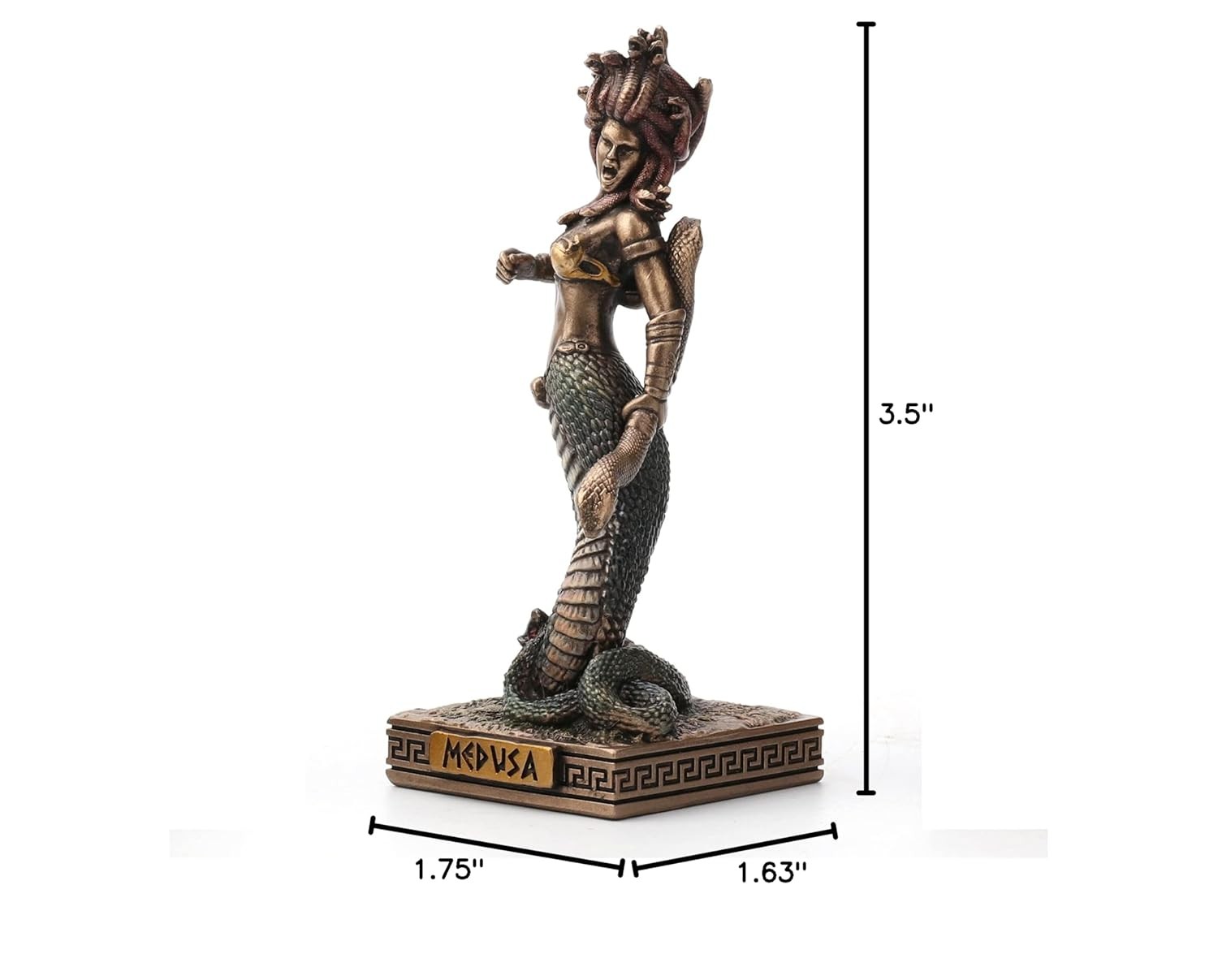 Veronese Design Medusa The Gorgon Resin Hand Painted Miniature Figurine