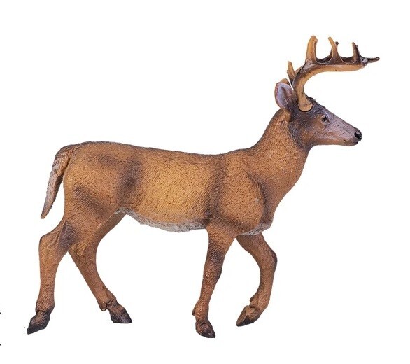 White Tailed Deer Animal Toy 6 Inch PVC Action Figure Doll Kids Toys Party Gifts