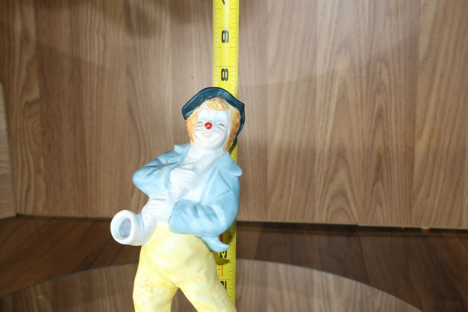 lot – three vintage porcelain clowns from estate sale unsure age1960’s to 80’s