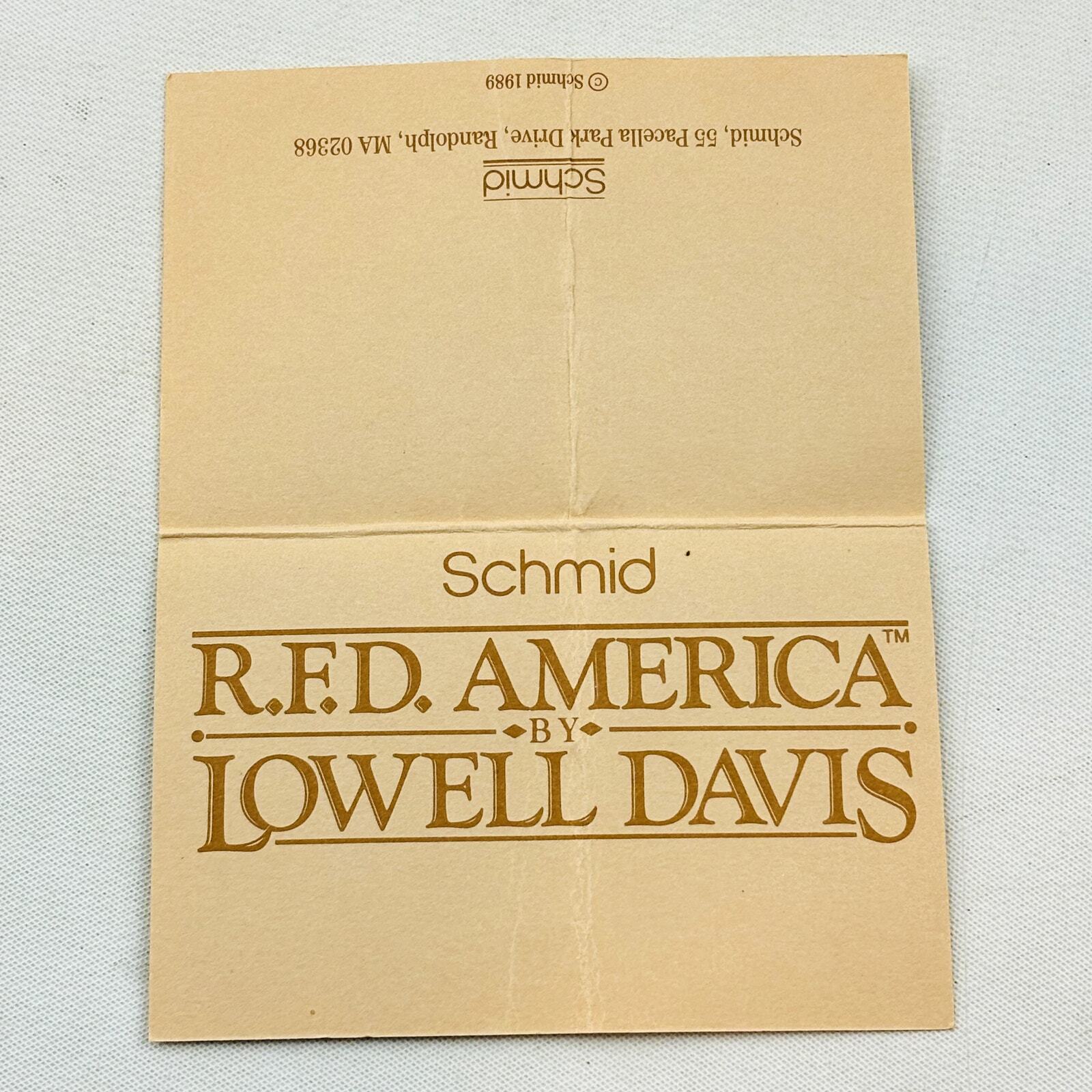 Mother Hen Lowell Davis Schmid RFD America Figurine 225292 Baby Chicks Broody