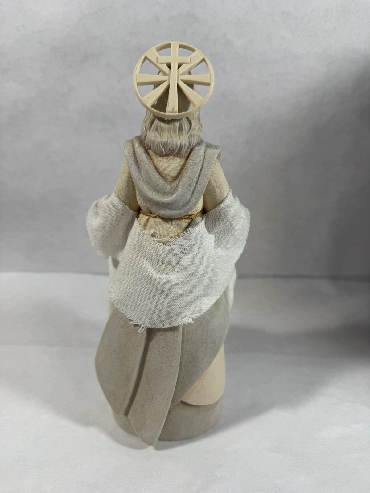 Jesus Christ Ask Seek Knock Stone Resin Figure Foundations 2008 Enesco #4015047