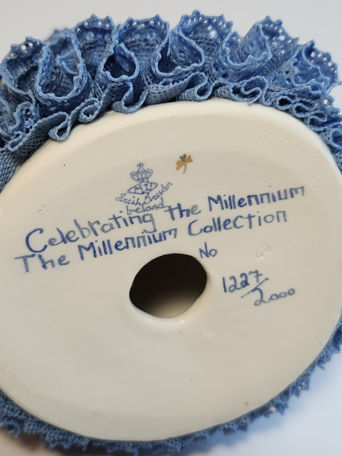 Muller Volkstedt Irish Dresden Celebrating Millenium Limited Edition Figurine