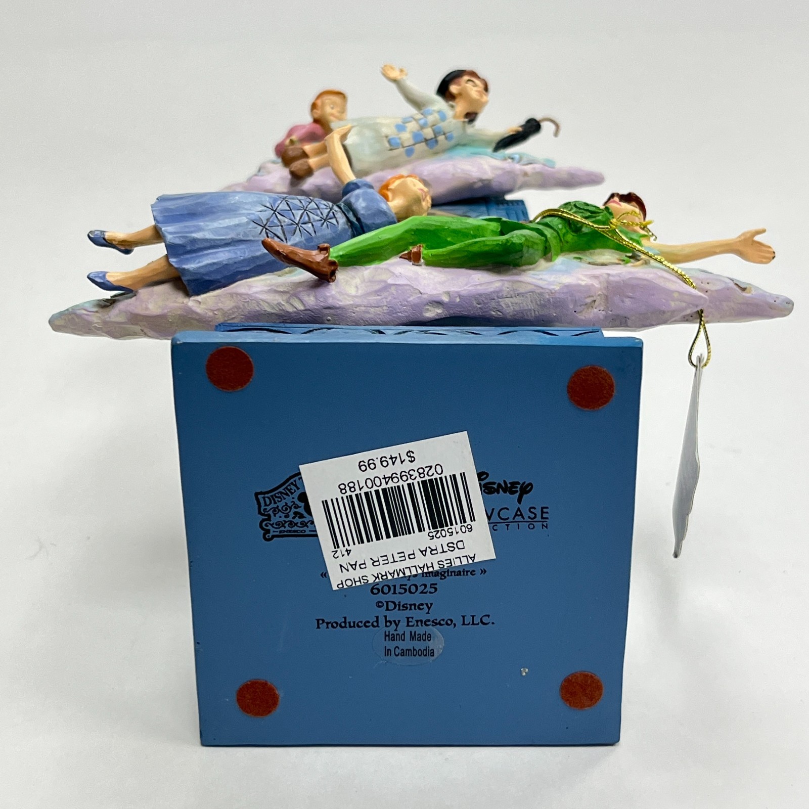 Jim Shore Disney Traditions Peter Pans Clock Figurine 6015025