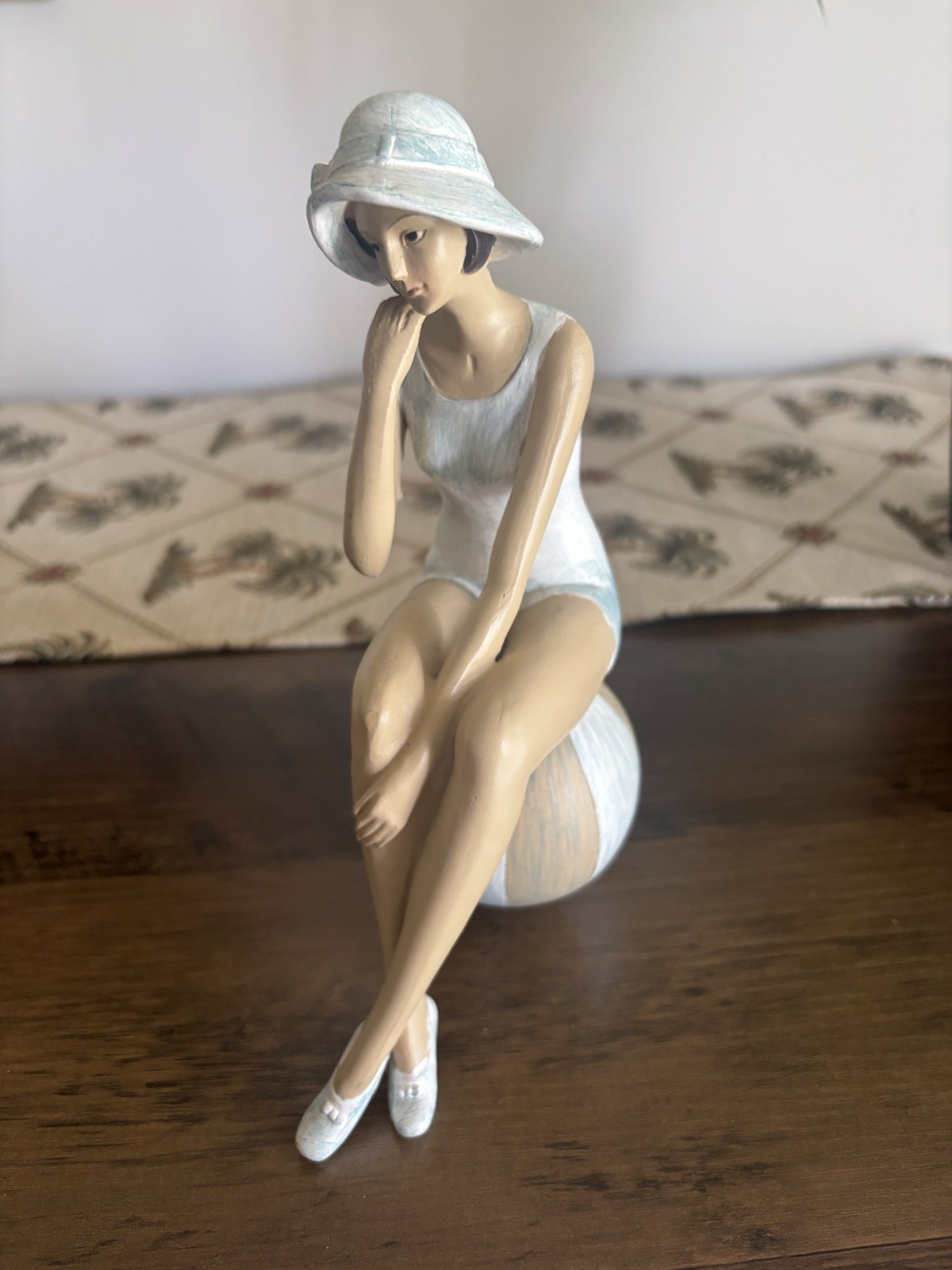 Retro Bathing Beauty Figurine