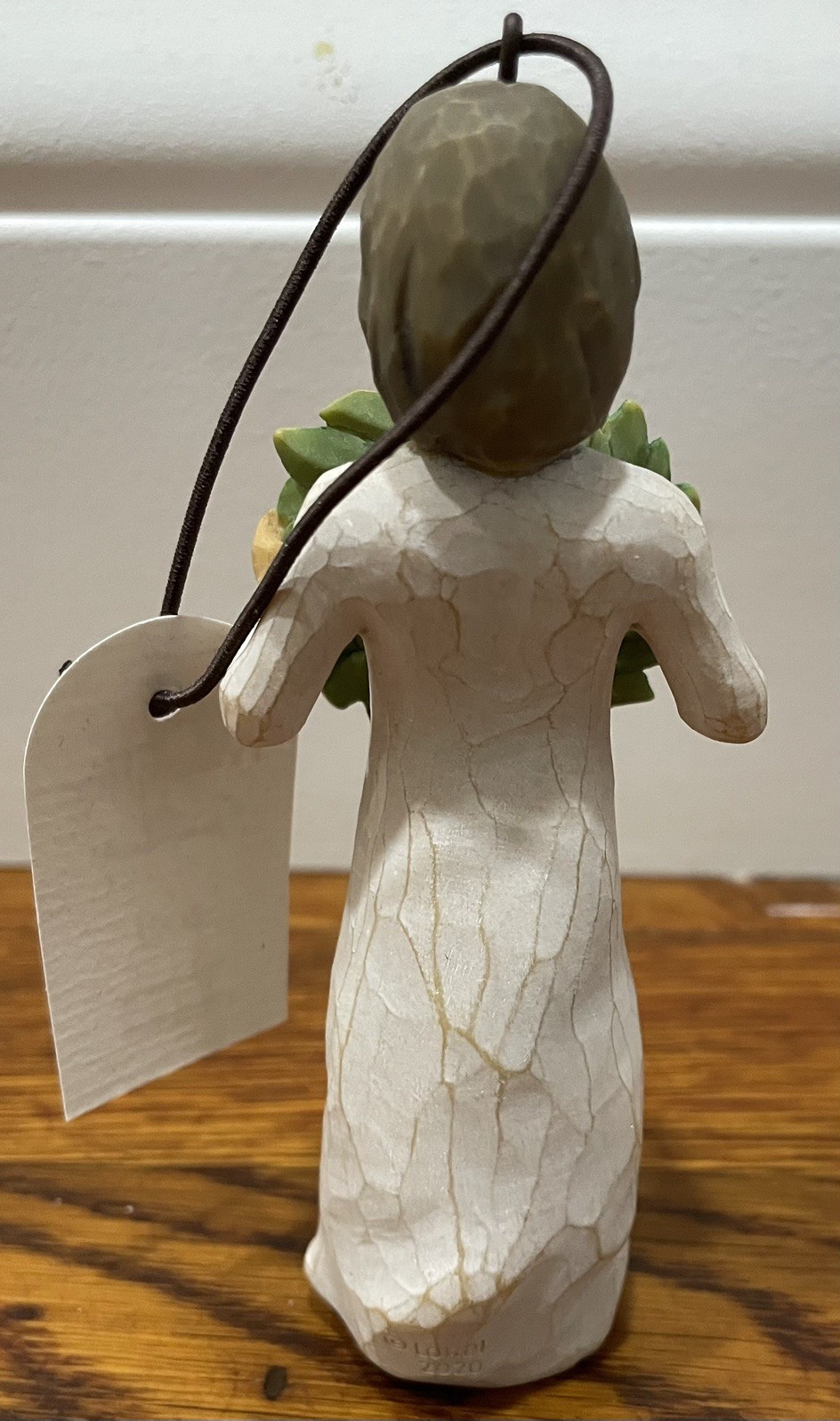 Willow Tree Susan Lordi 2021 Angel w/Wreath Ornament Welcoming Possibilities