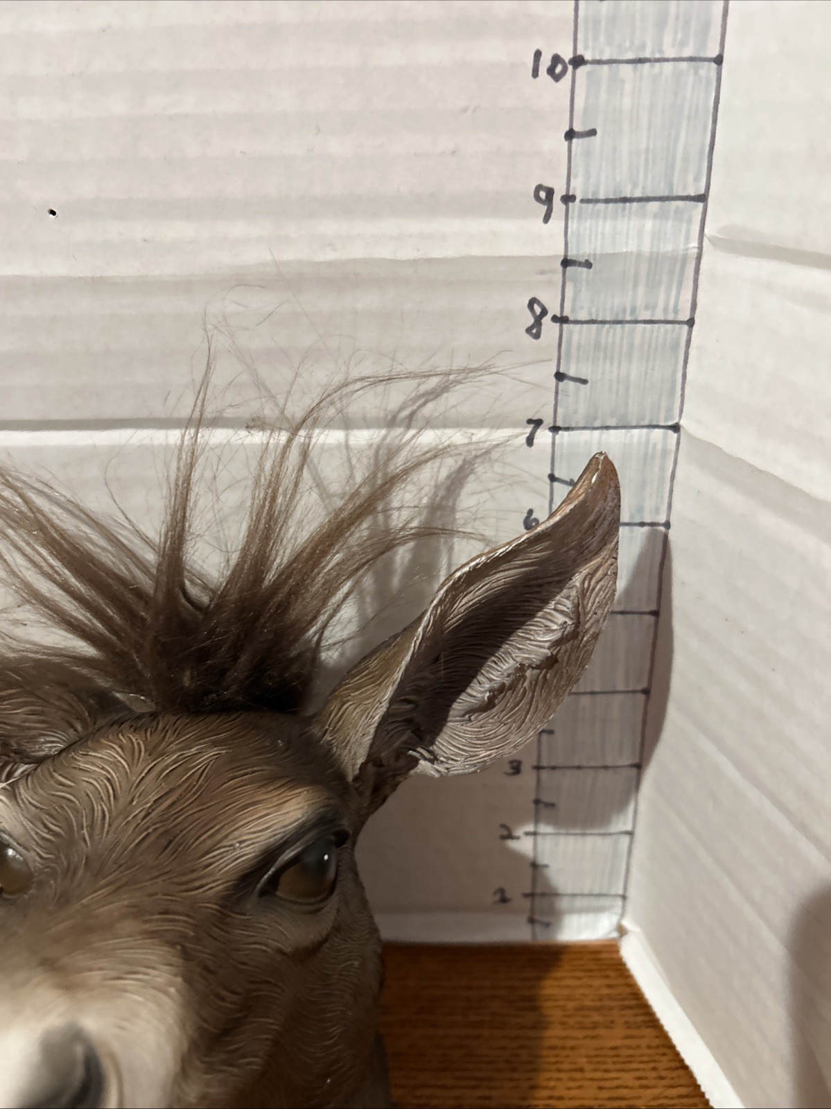 7″ Polyresin Laughing Donkey Mule Ass Head bust Paperweight