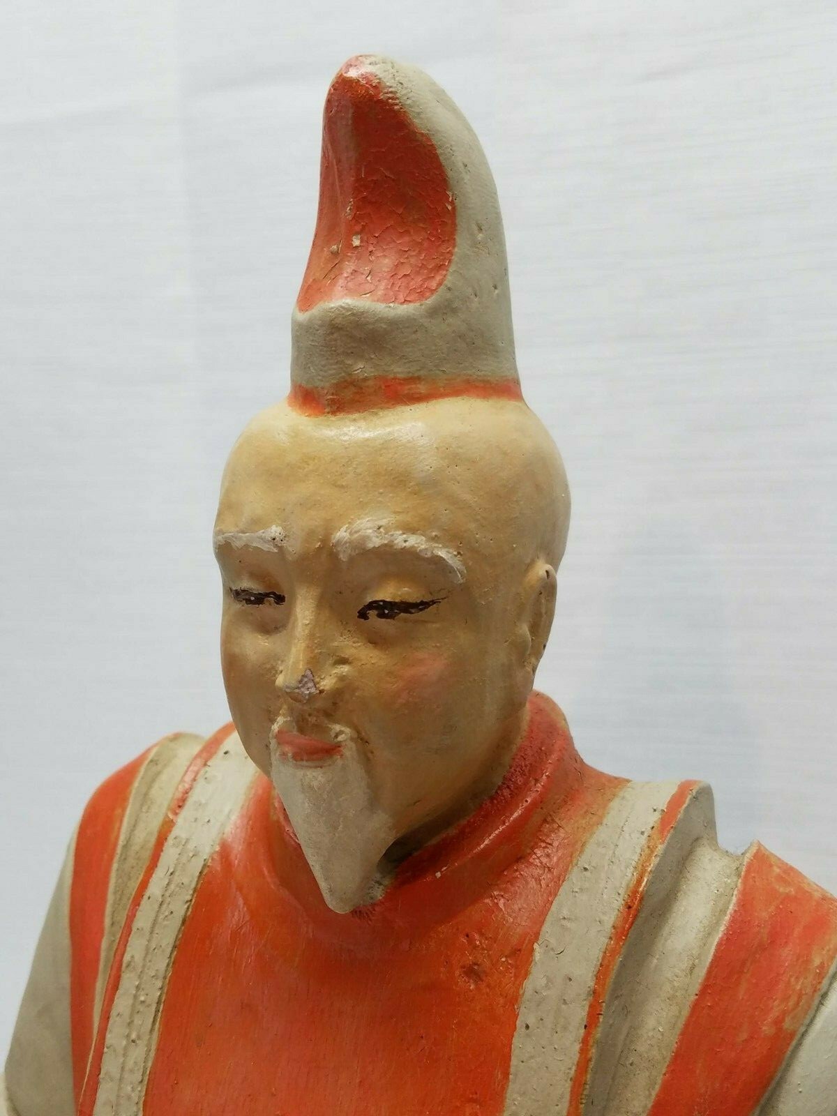 Vintage Austin Productions Samurai Sculpture Statue 15″ Uesugi Shogun Adviser