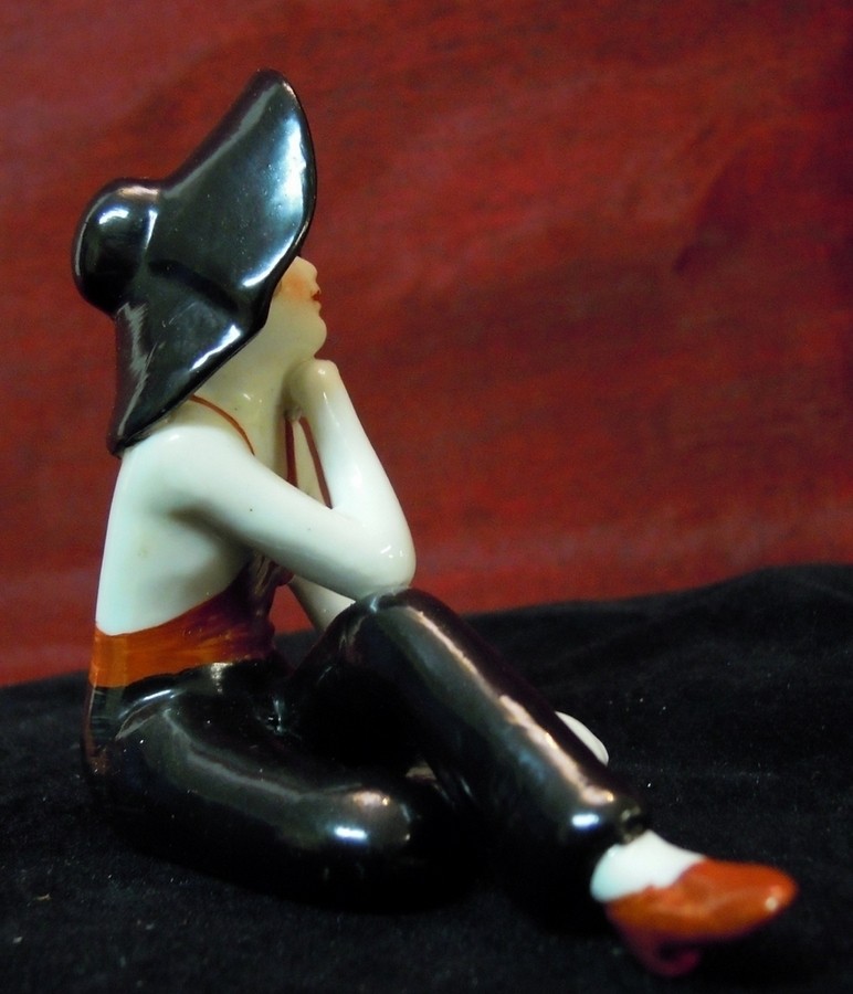 Sexy Pin-up Swimmer Figure Hat Art Deco-German Style Art Nouveau Style