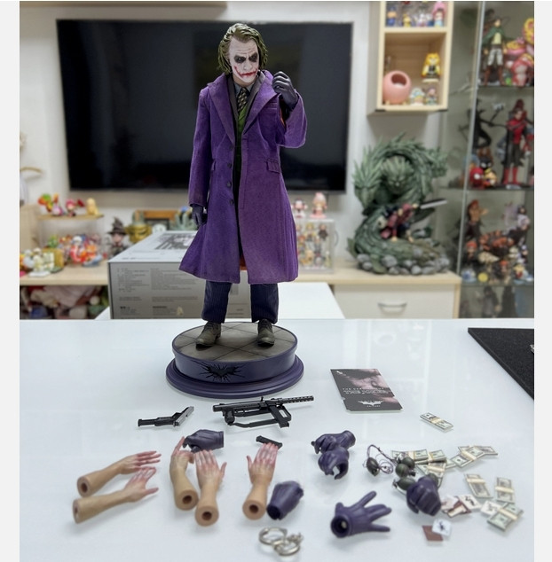 Queen Studio Joker Heath Ledger Action Figure Collectibles 1/6 Standard version