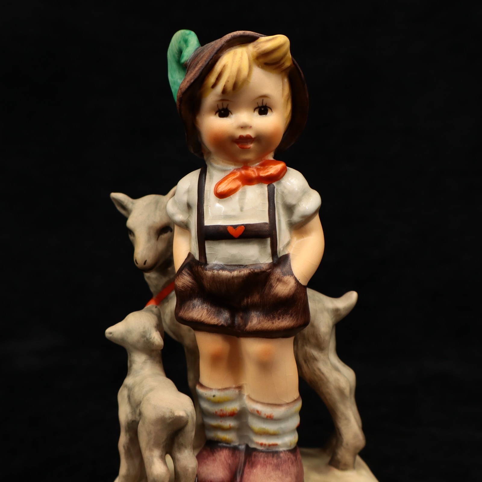 VTG Goebel Hummel Little Goat Herder HUM 200/0 TMK-6 W Germany 1976 4.5″