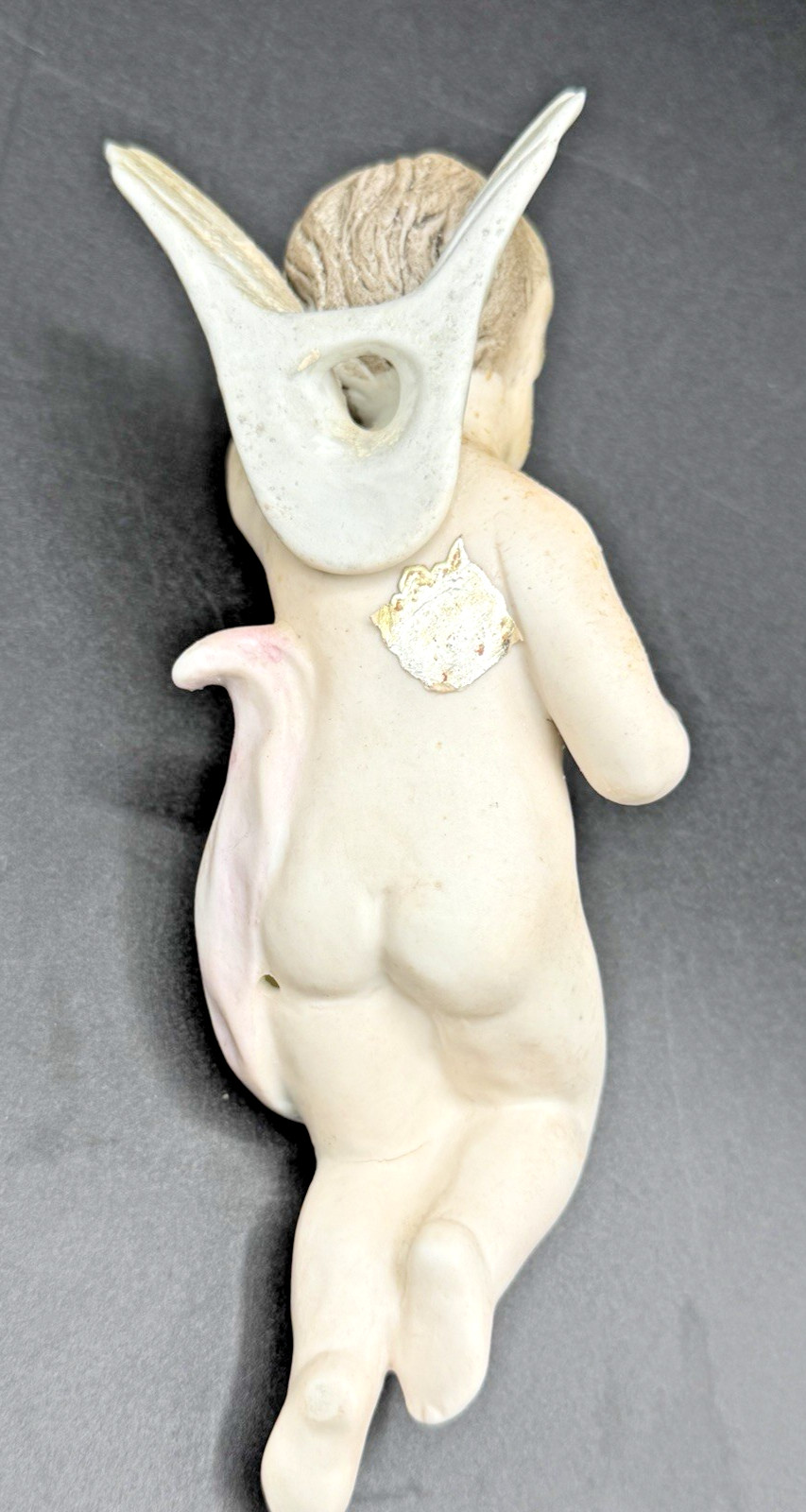 Vintage Rare Lipper and Mann Wall Cherubs Collectible Angels W/Pink Sash, Japan