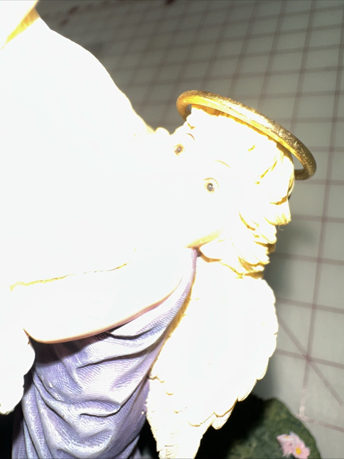 Prayers and Promises “Lost and Found” 2001 Demdaco Angel Figurine Dog