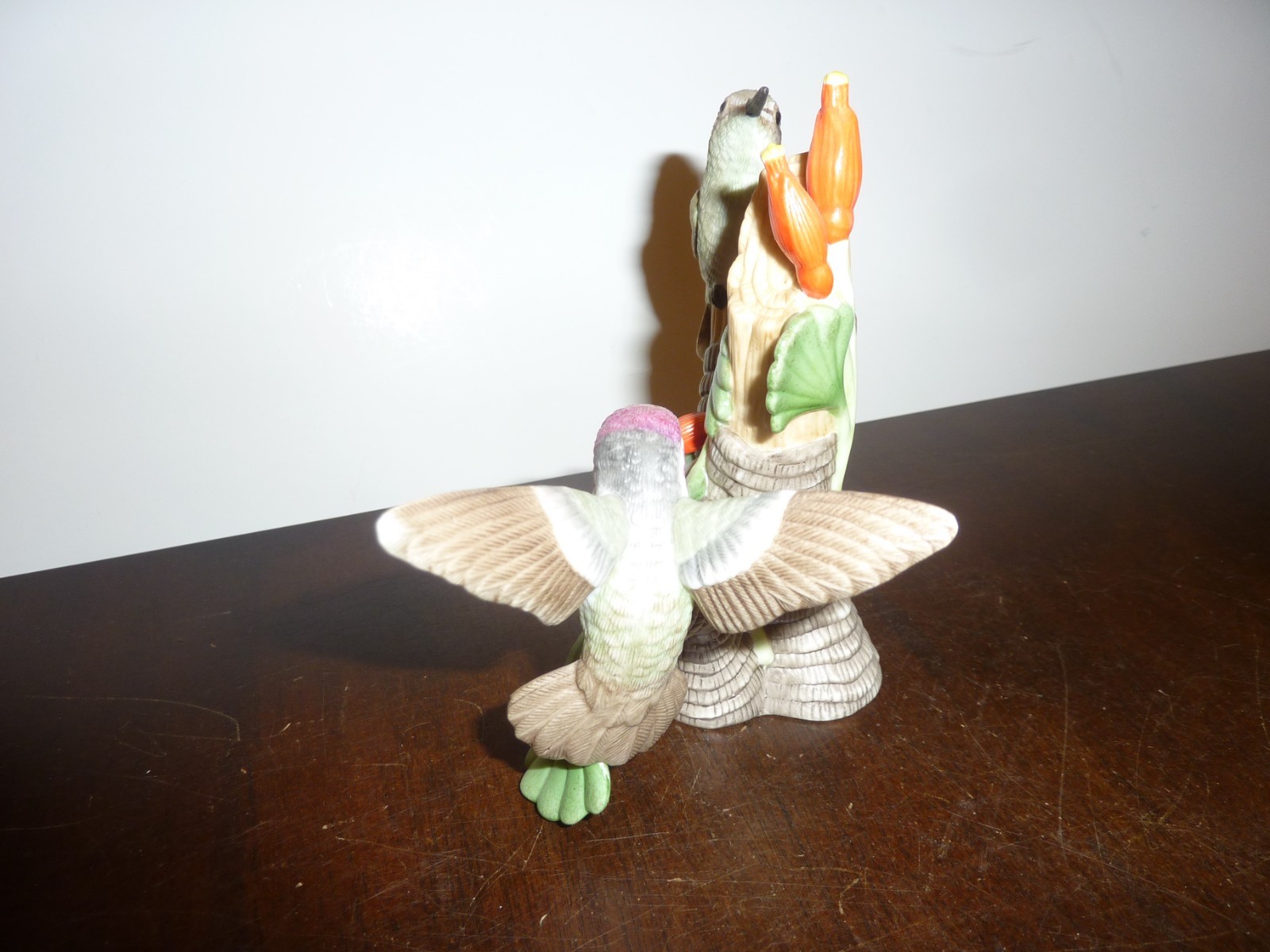 Lenox porcelain hand painted Garden Bird collection 2002 Anna’s hummingbirds