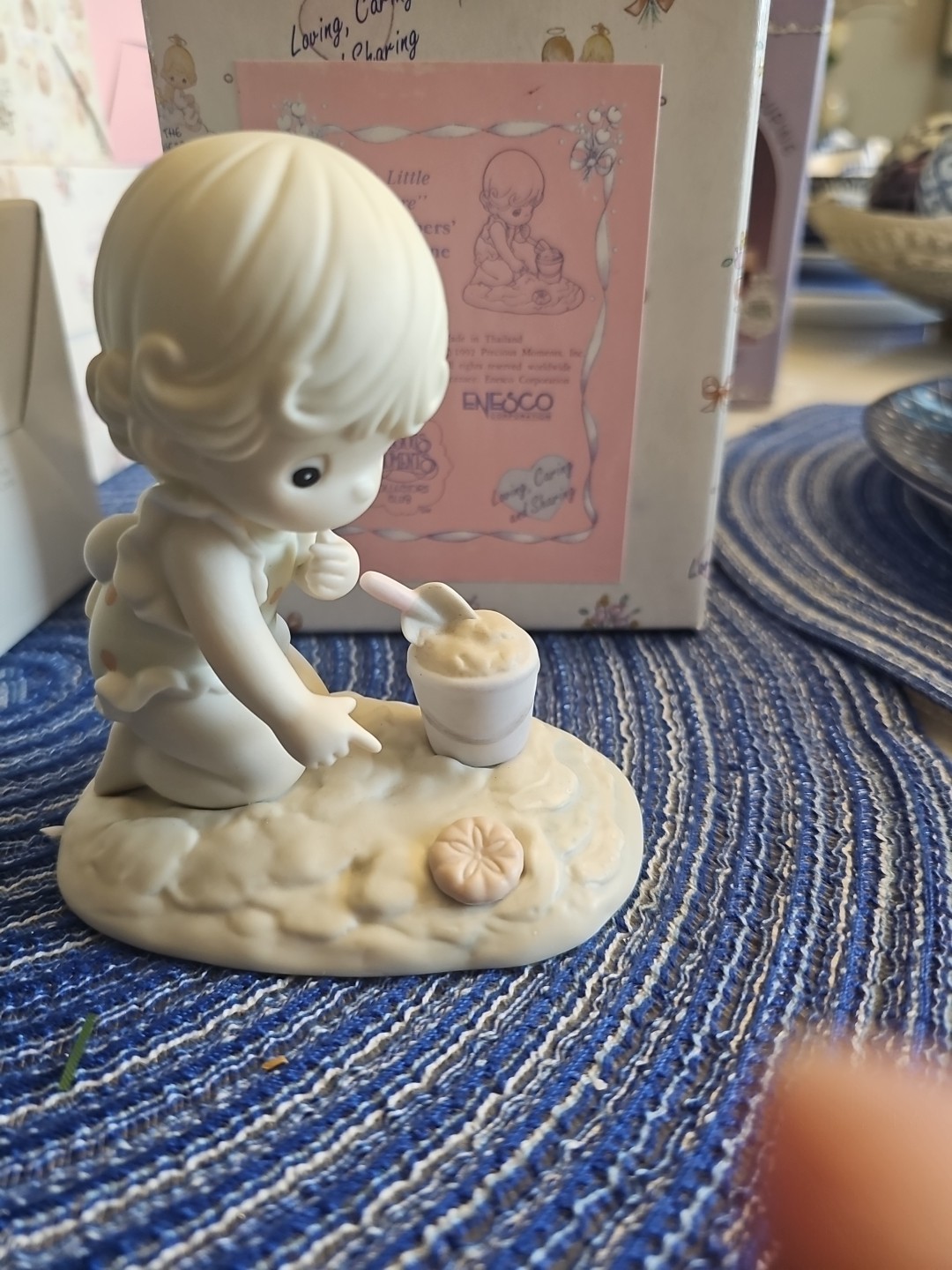 Precious Moments Members Only Figurine PM931 “His Little Treasure” With Box 1993