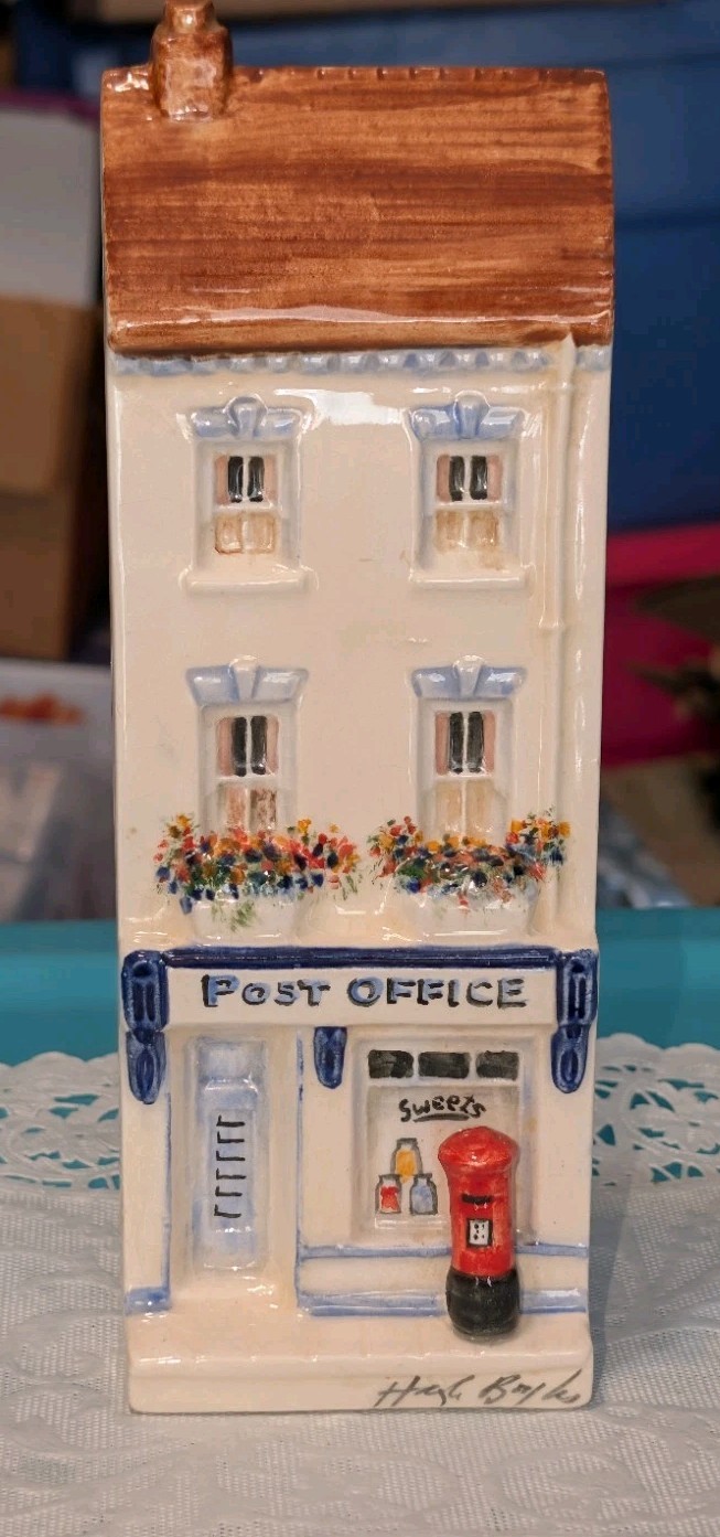 Hazle Ceramics ‘A Nation Of Shopkeepers’ Post Office Sweet Shop Sculpture Signed