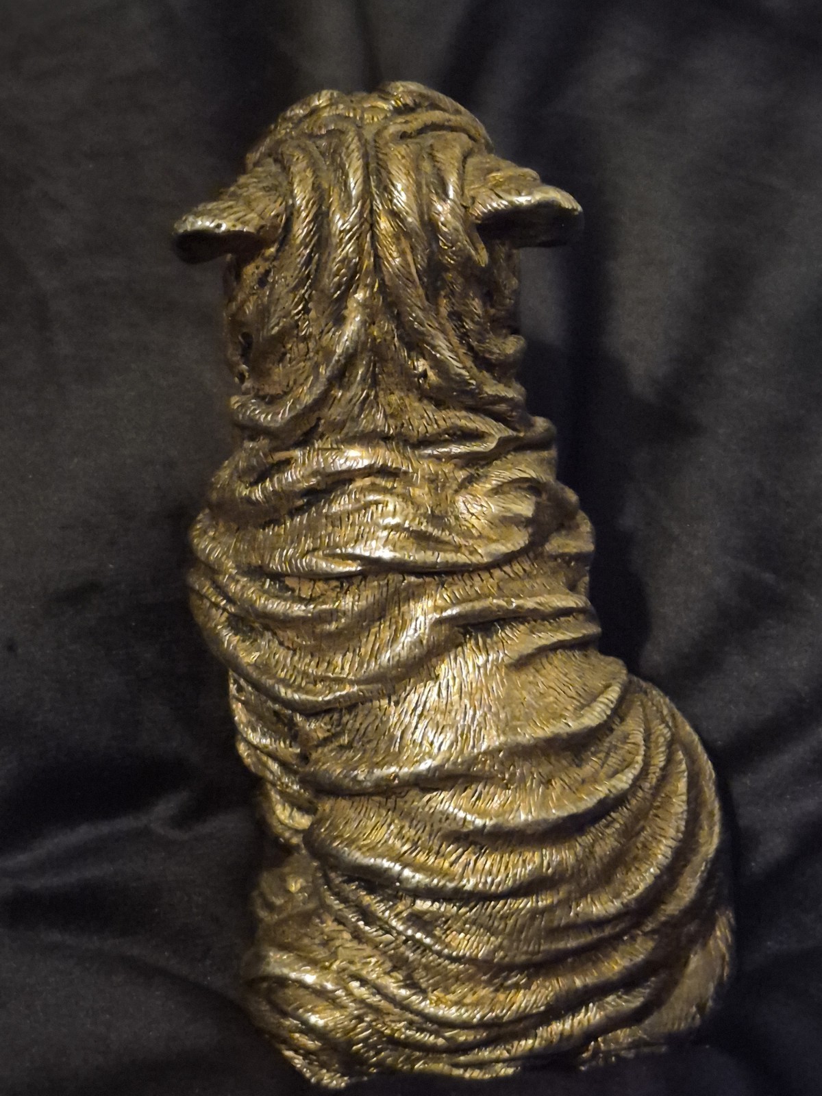 RARE Raimond Shar Pei Dog Statue Figurine – 20G Electroform Sterling Italian 925