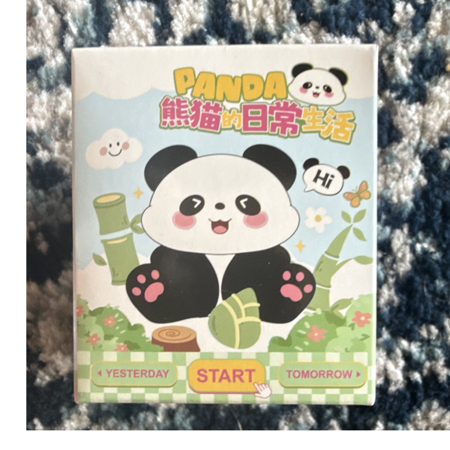 Daily Life of Pandas Multicolor Resin Panda Figurine Animal Theme 2025