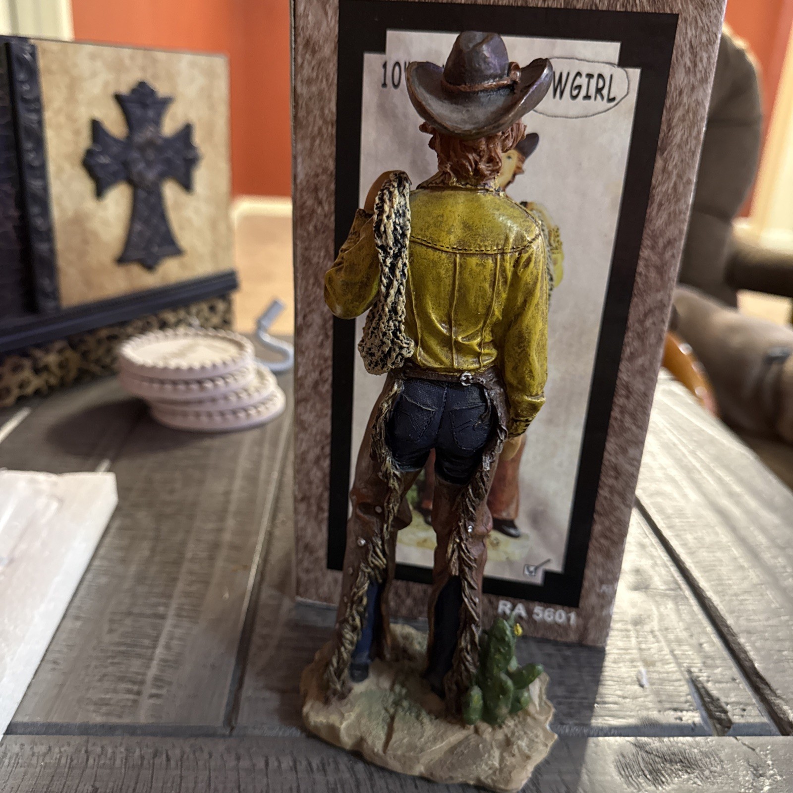 10” Cowgirl Figurine