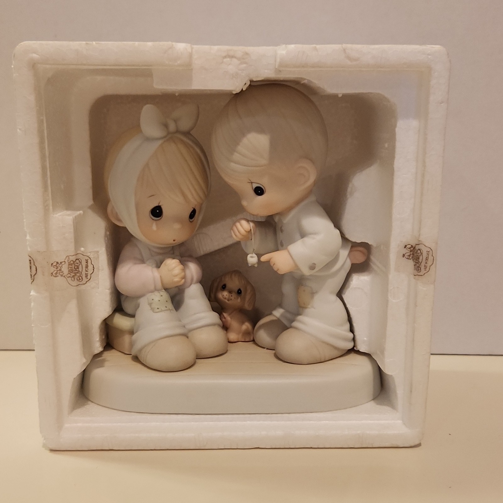 VTG 1987 PRECIOUS MOMENTS PORCELAIN FIGURINE “TO TELL THE TOOTH YOU’RE SPECIAL”