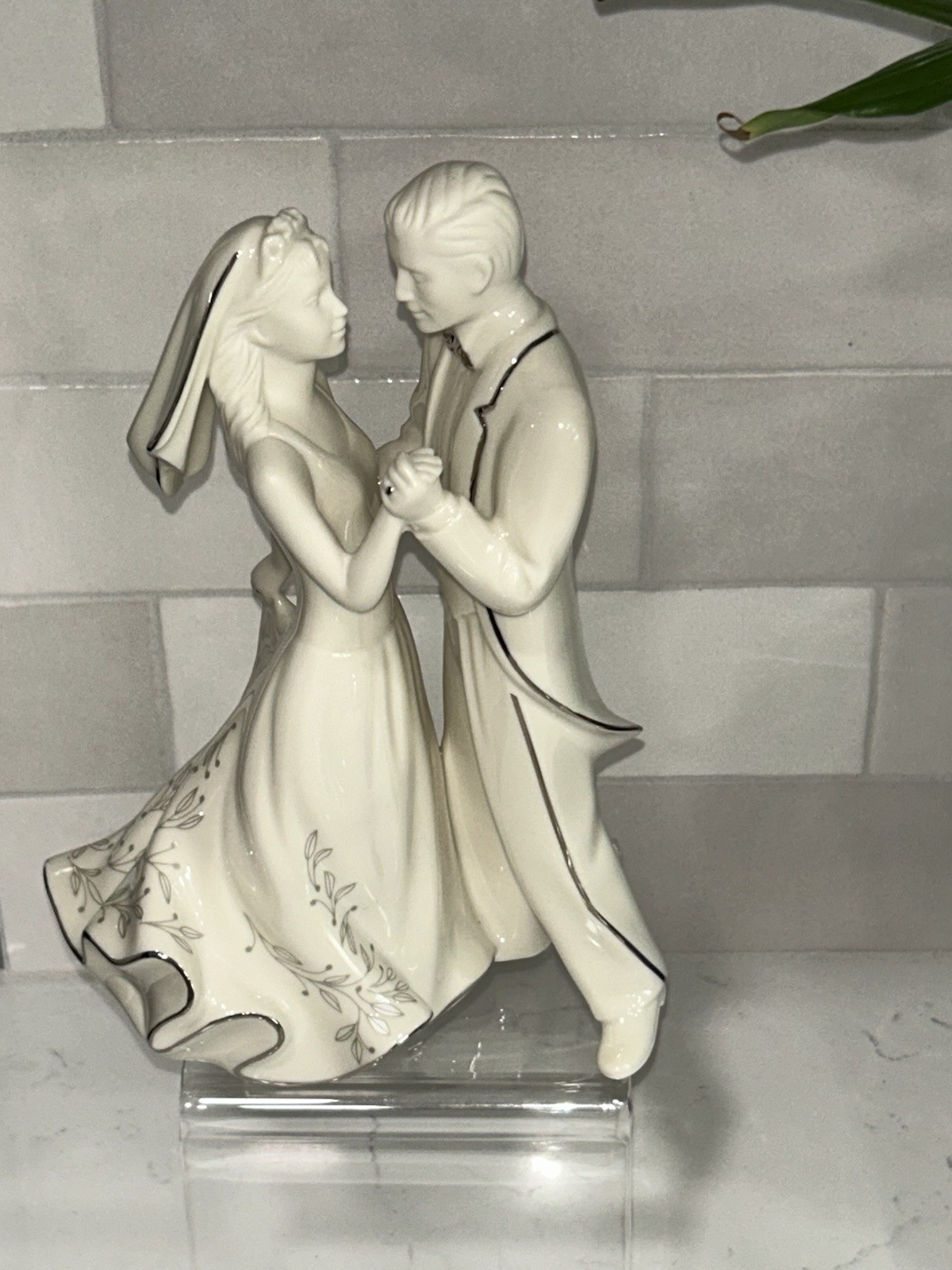 Lenox Wedding Promises First Dance Cake Topper Figurine~excellent Condition