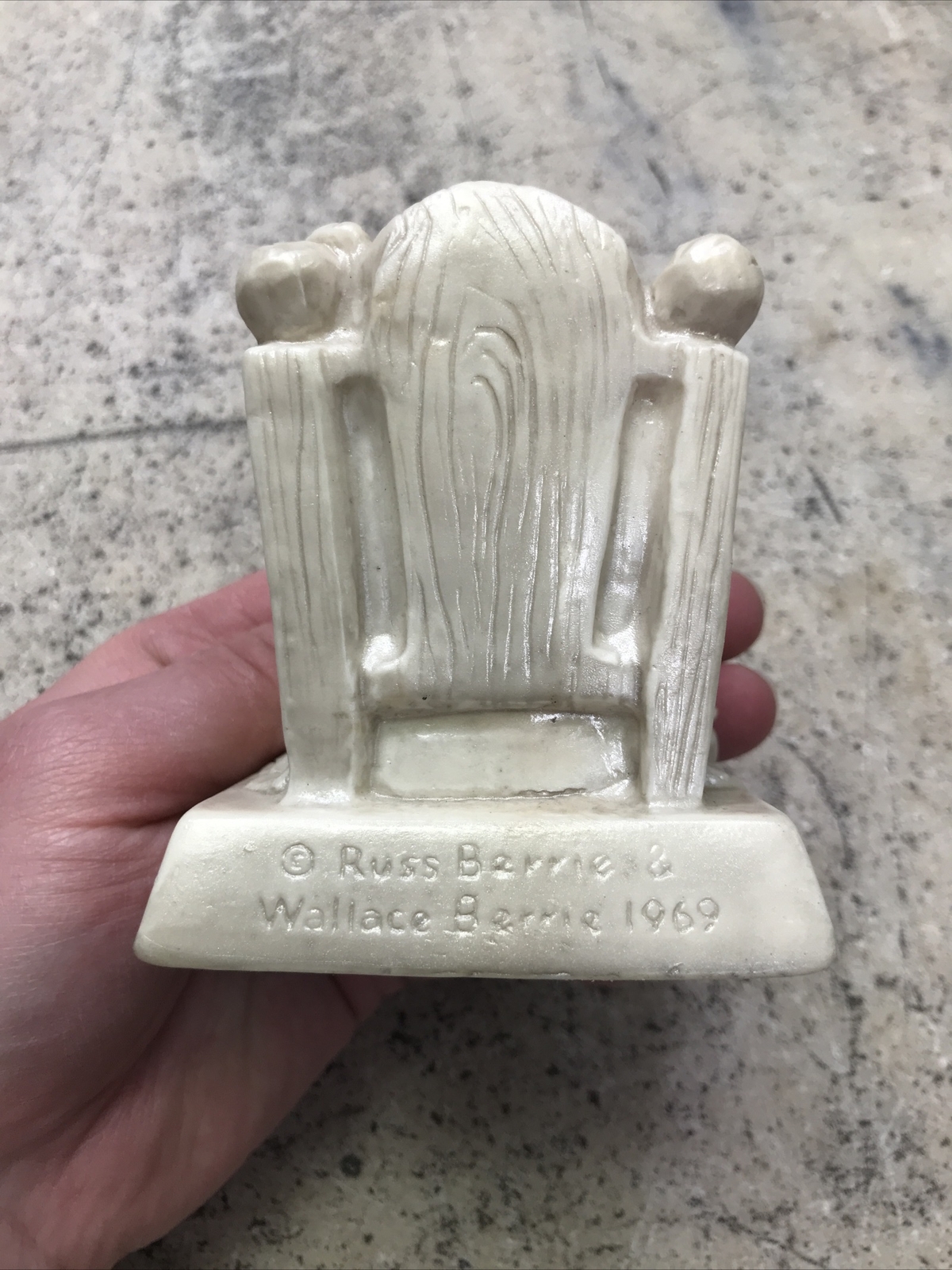 Vintage 1970 “Happiness Is Finding You Under The Covers” Russ Berrie Figurine