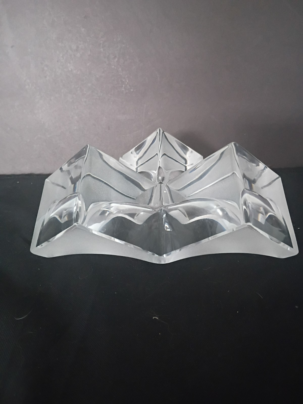 Daum Cubist MCM 3 Section Square Sculpture