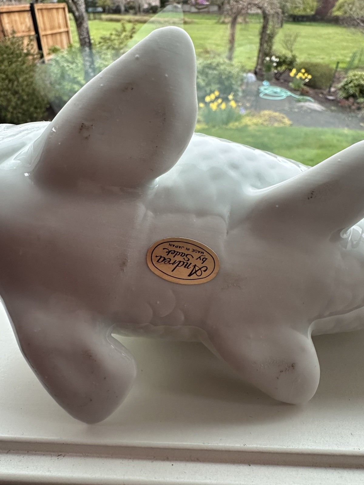 Andrea By Sadek Japanese Large Koi Fish Porcelain Figurine Sculpture 12″ Regency