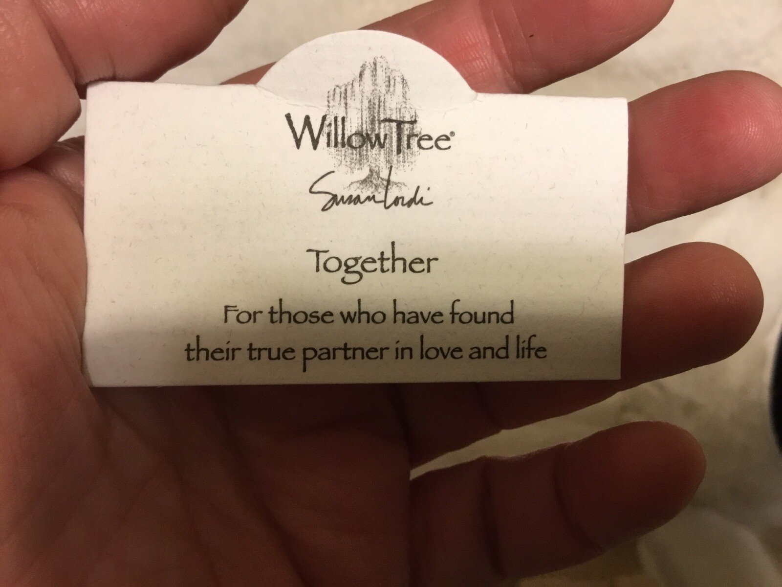 Willow Tree Figurine “Together” by Susan Lordi Wedding Couple Pregnancy 9” NEW