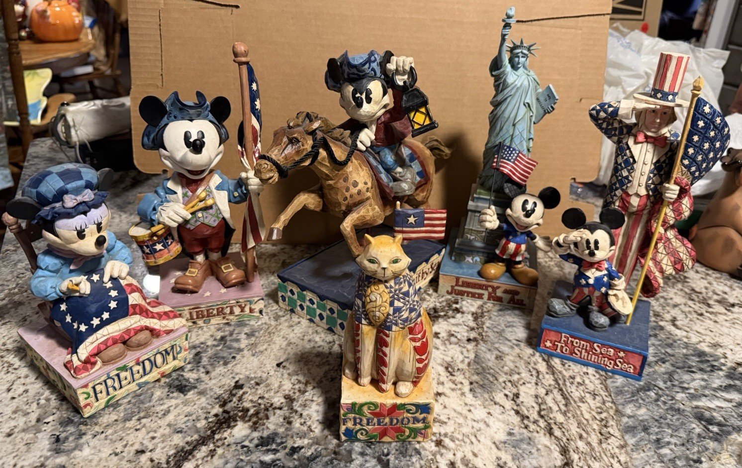 Jim Shore Disney Traditions Mickey Mouse PATRIOT JULY 4TH Collection CHOOSE