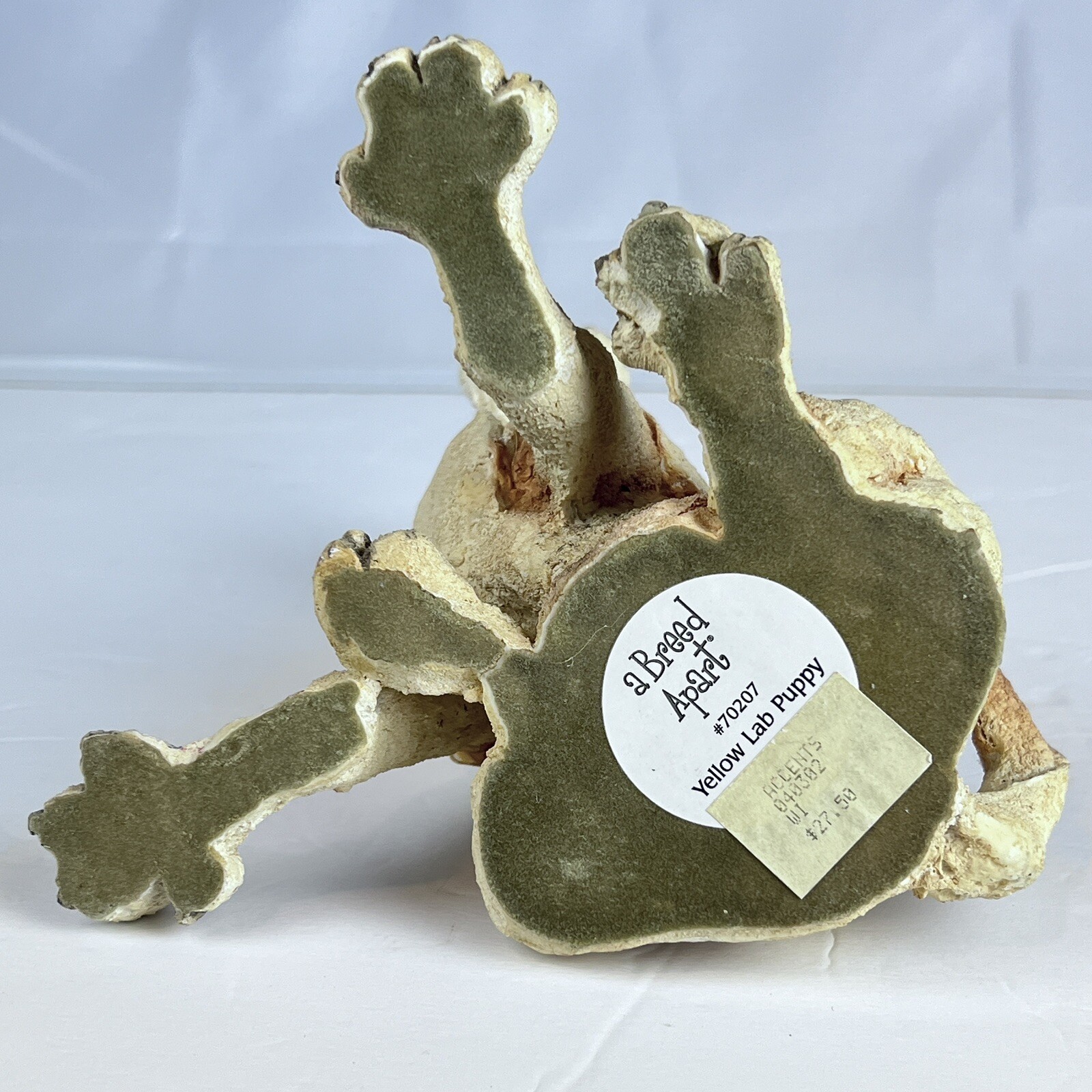 Country Artists A Breed Apart Yellow Lab Puppy Sculpture 2003 #70207 Rare