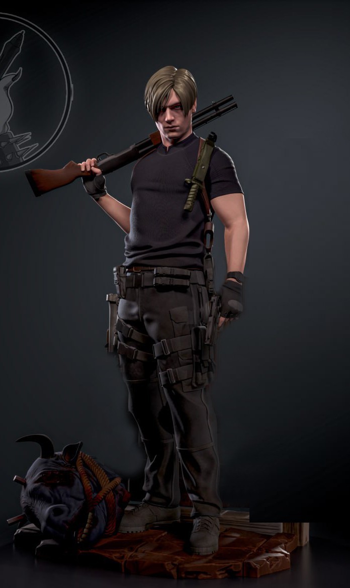 Leon S. Kennedy 12K Resin Model Kit Painted 3d Printed DIY Figure