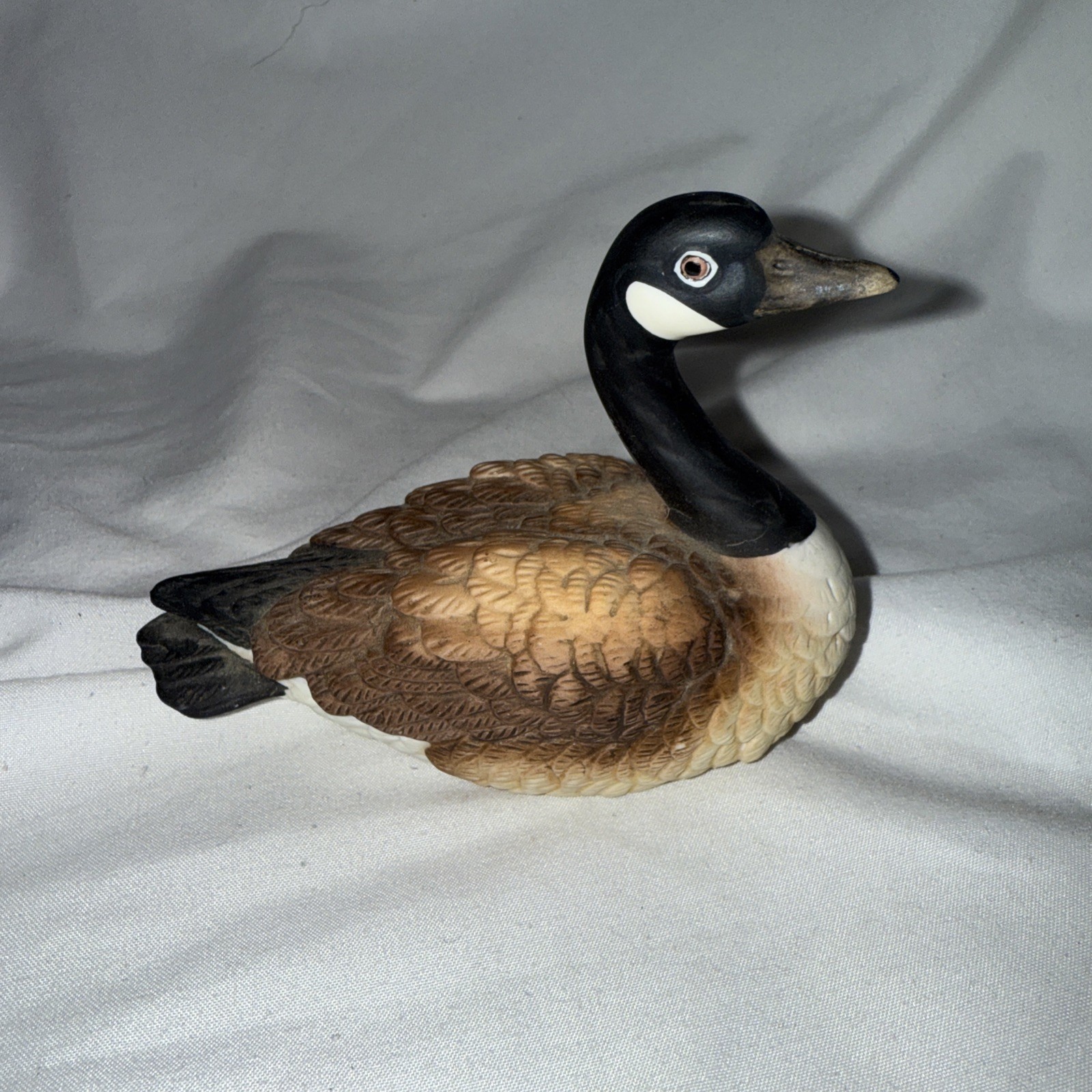 Lefton American Decoy CANADA GOOSE Hand painted 1983 Tomoyaki Toda Figurine VTG