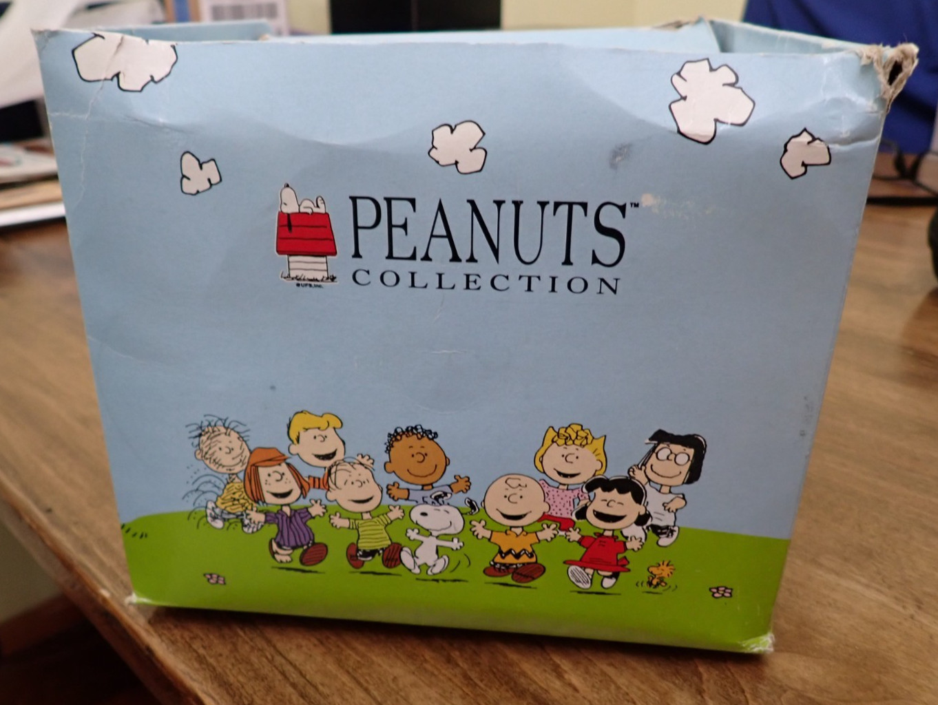 Vintage Westland #8363 Peanuts Snow Globe-Charlie Brown Peggy Jean w/Box