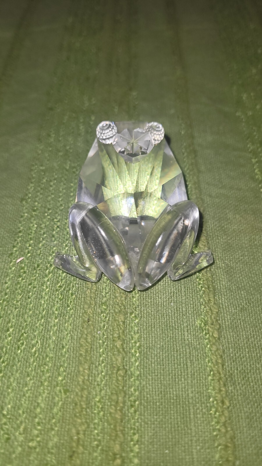 Swarovski “Beauties of the Lake” Prince Frog Clear Eyes 1984 Retired EUC