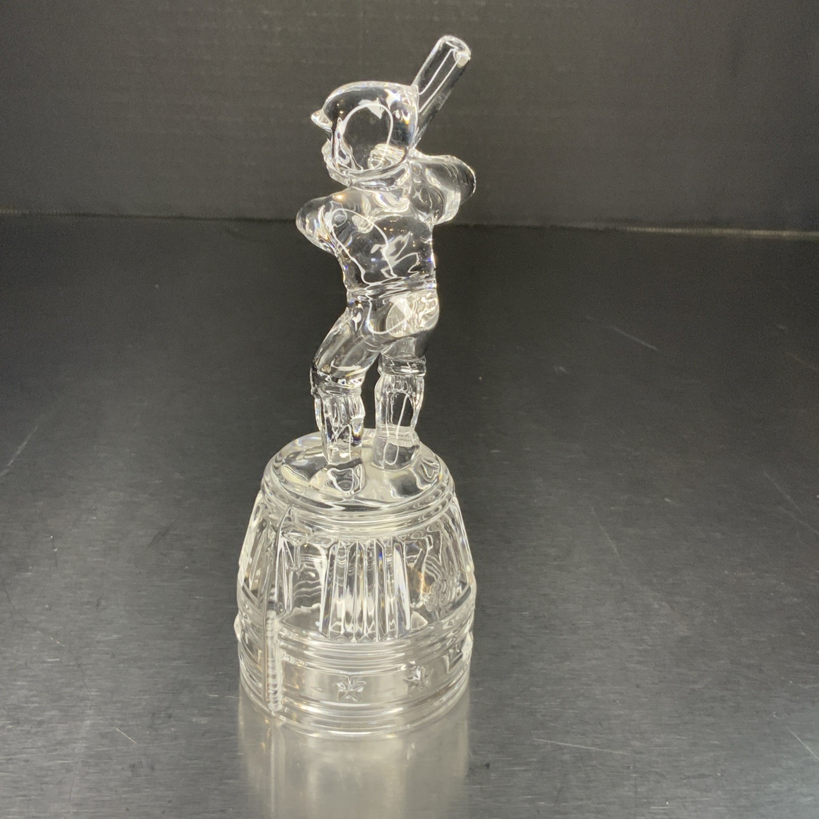 Moments of Pride 24% Lead Crystal Baseball Figurine 6.25″ Tall Made In Germany