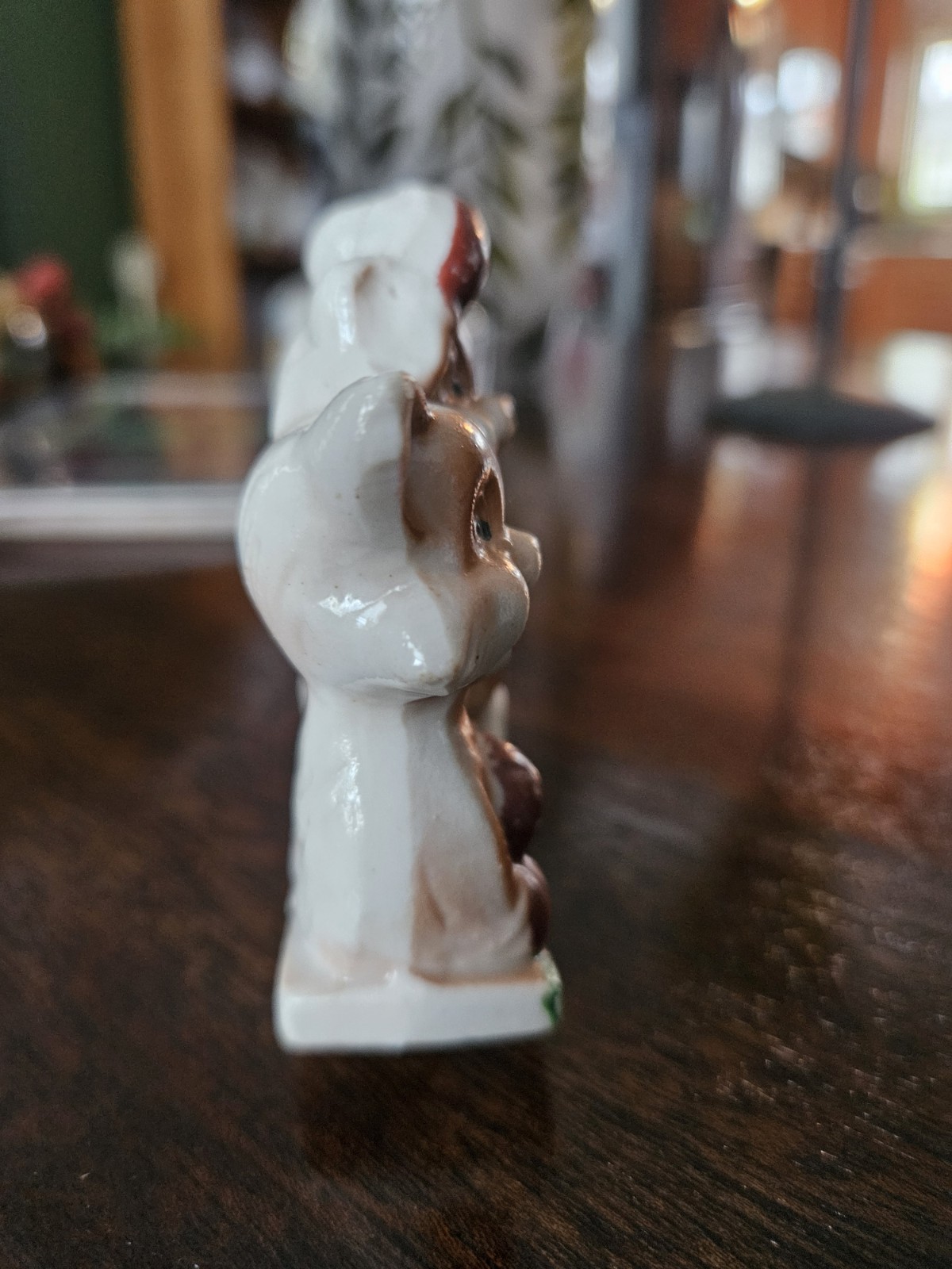2 Ceramic Rocking Cats With Boxing Gloves