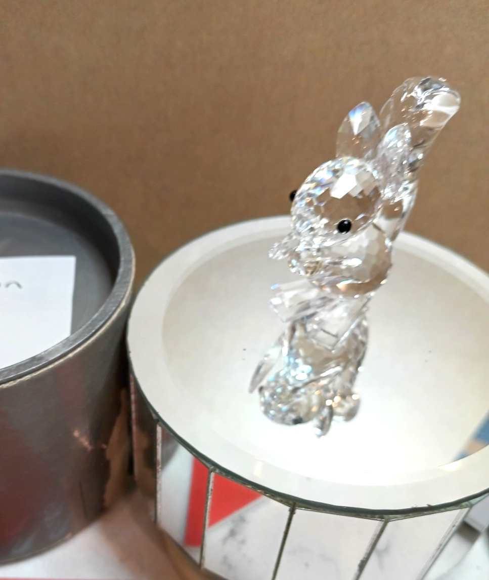 Swarovski Crystal Squirrel with Long Ears #7662NR42 in Box