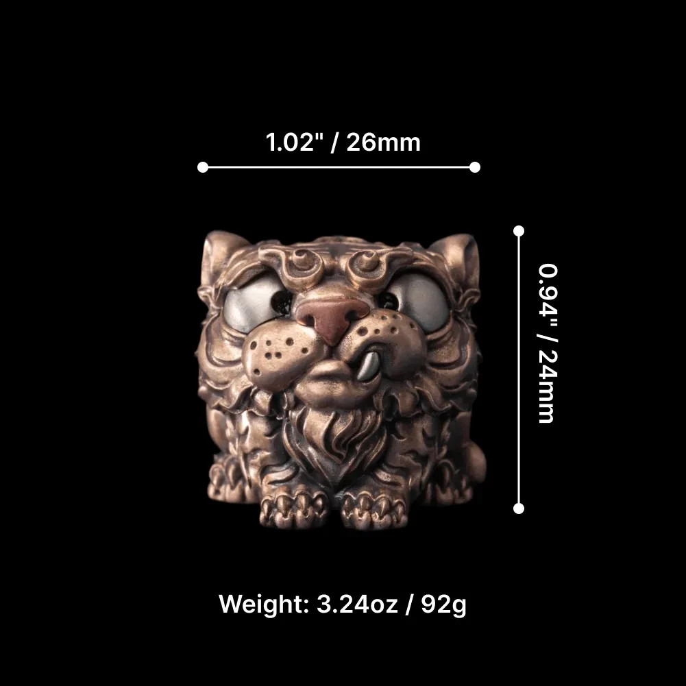 White Tiger Figurine Mythical Beast Sculpture Chinese Mythology Decor