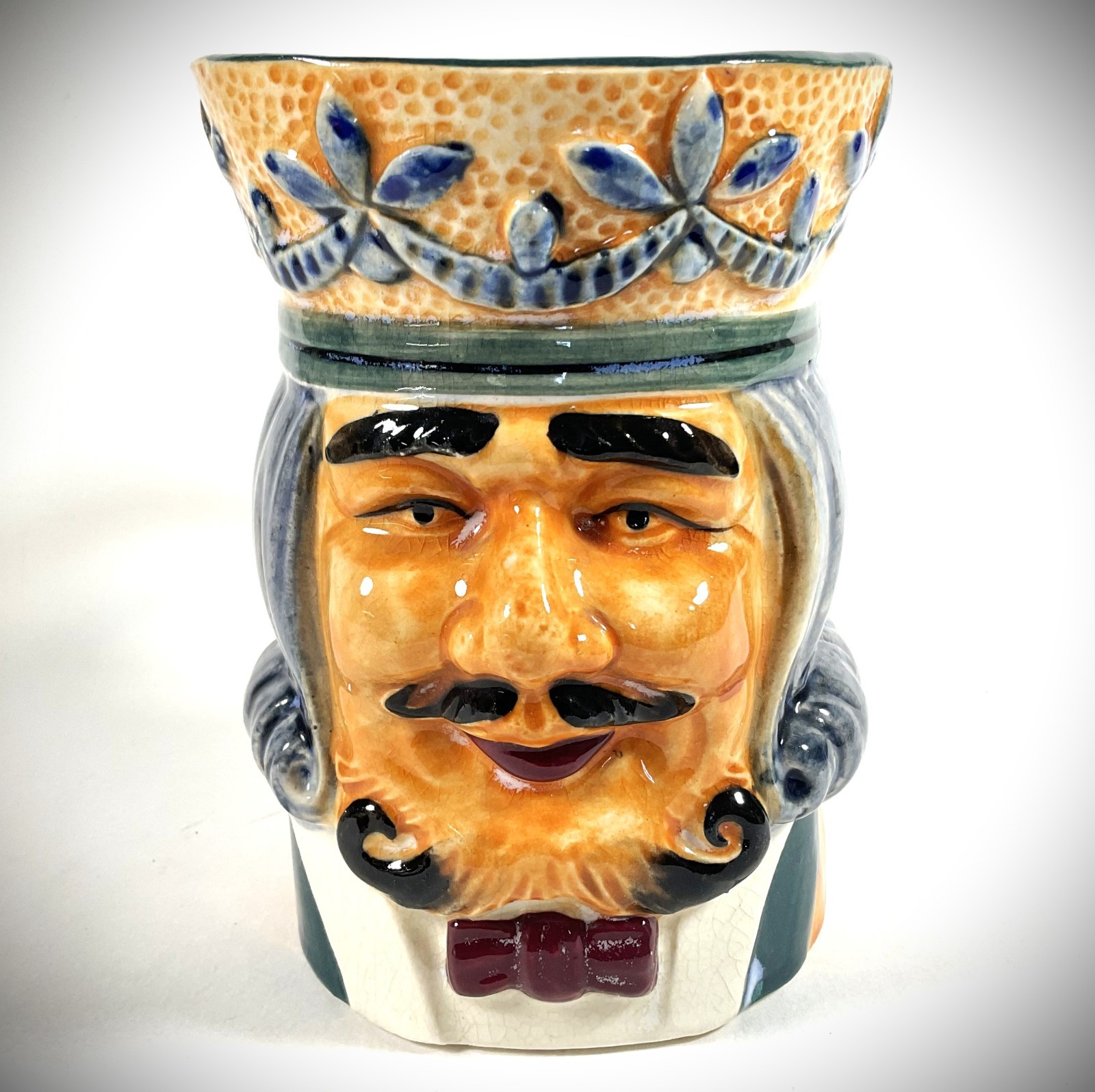 VTG Toby Mug “King of Clubs” Hand-Painted Occupied Japan 4.9″ Tall #1 READ